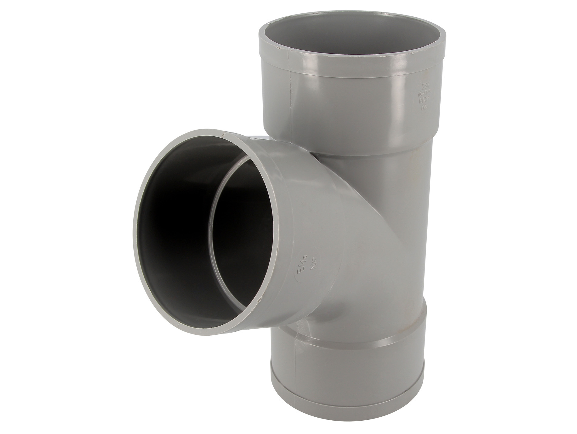 Culotte pour évacuation PVC GIRPI Ø100mm 67°30 Femelle-Femelle