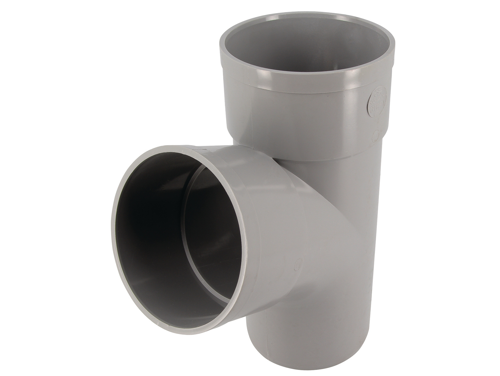 Culotte pour évacuation PVC GIRPI Ø100mm 67°30 Mâle-Femelle