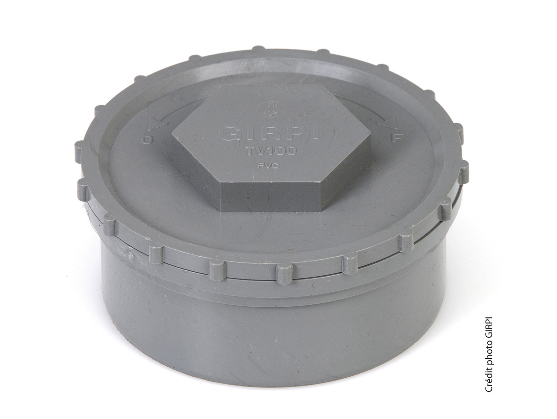 Tampon de visite PVC GIRPI Ø80mm Mâle