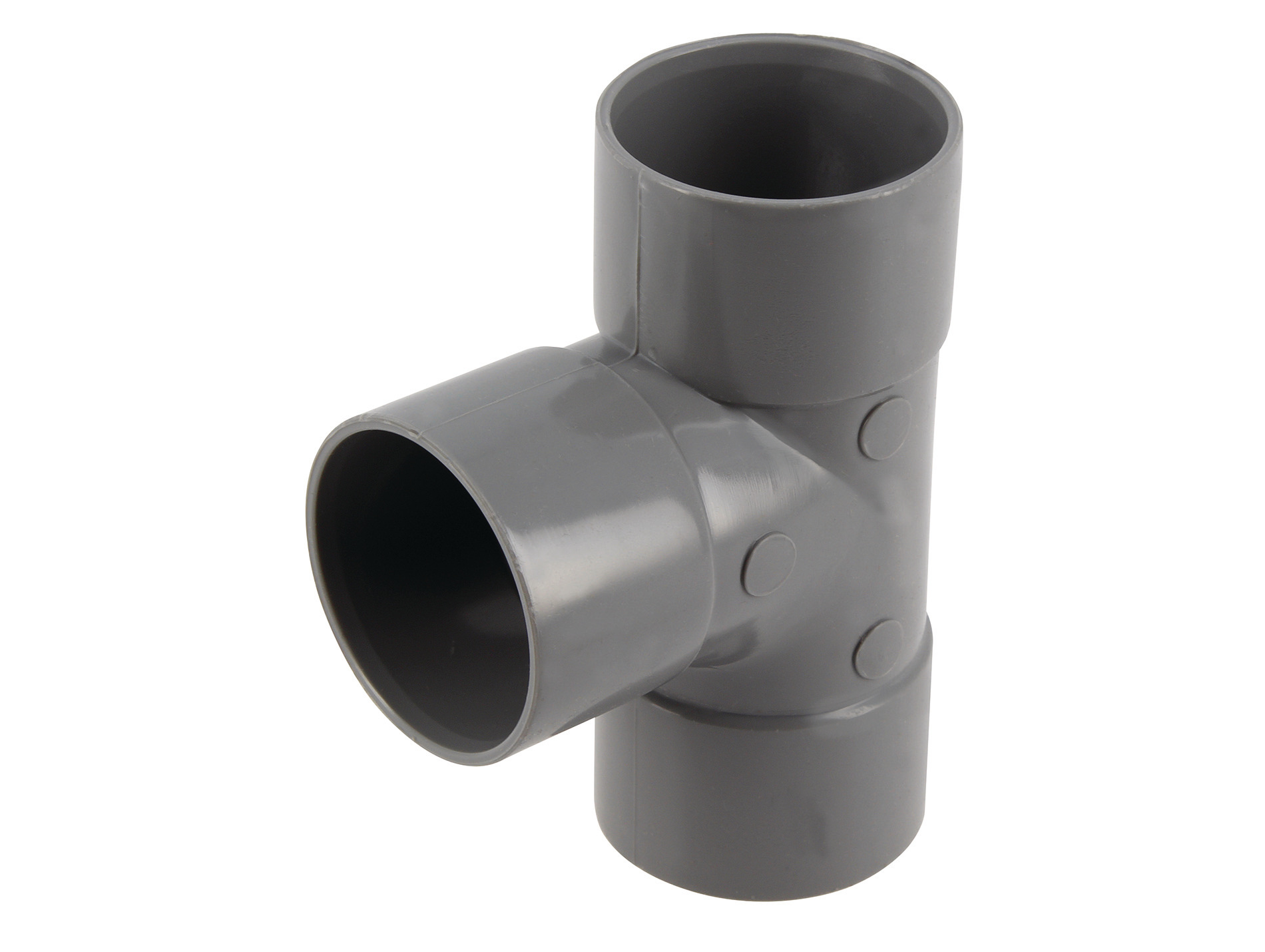 Té pour évacuation PVC GIRPI Ø40mm 87°30 Femelle-Femelle