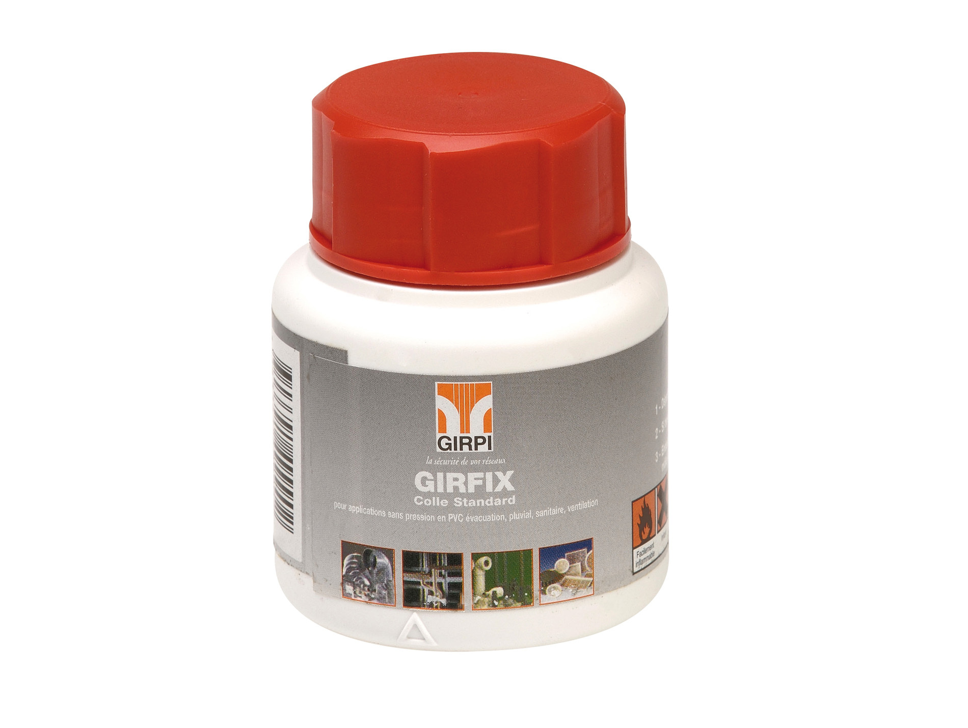 Colle pour évacuation et pluvial GIRFI 100ml + Pinceau