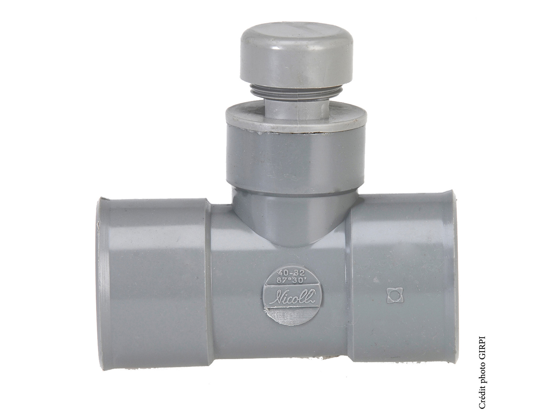 Anti-vide en Té GIRPI Ø32mm Femelle-Femelle