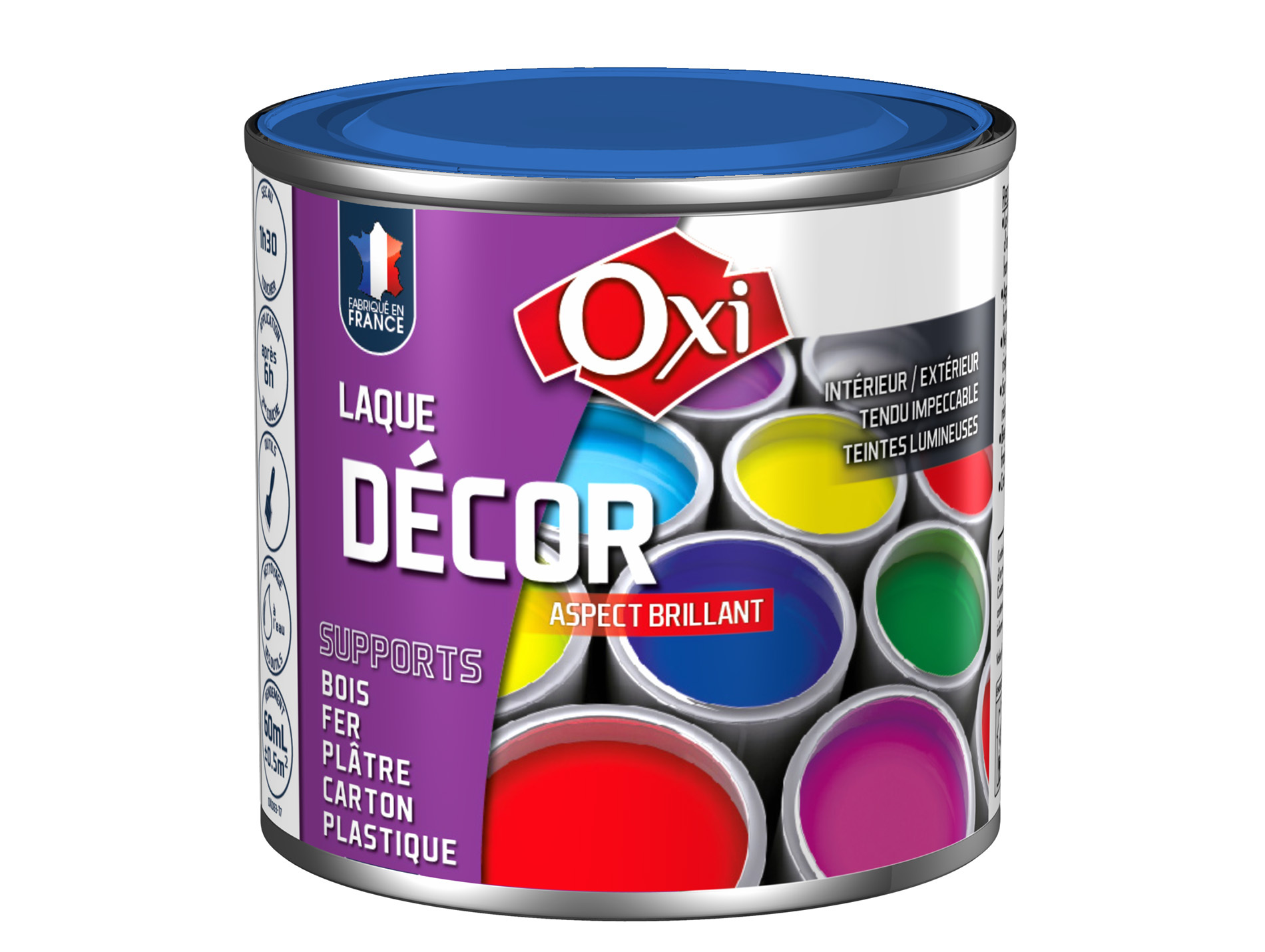 Laque multi-support OXYTOL Décor bleu turque 60ml