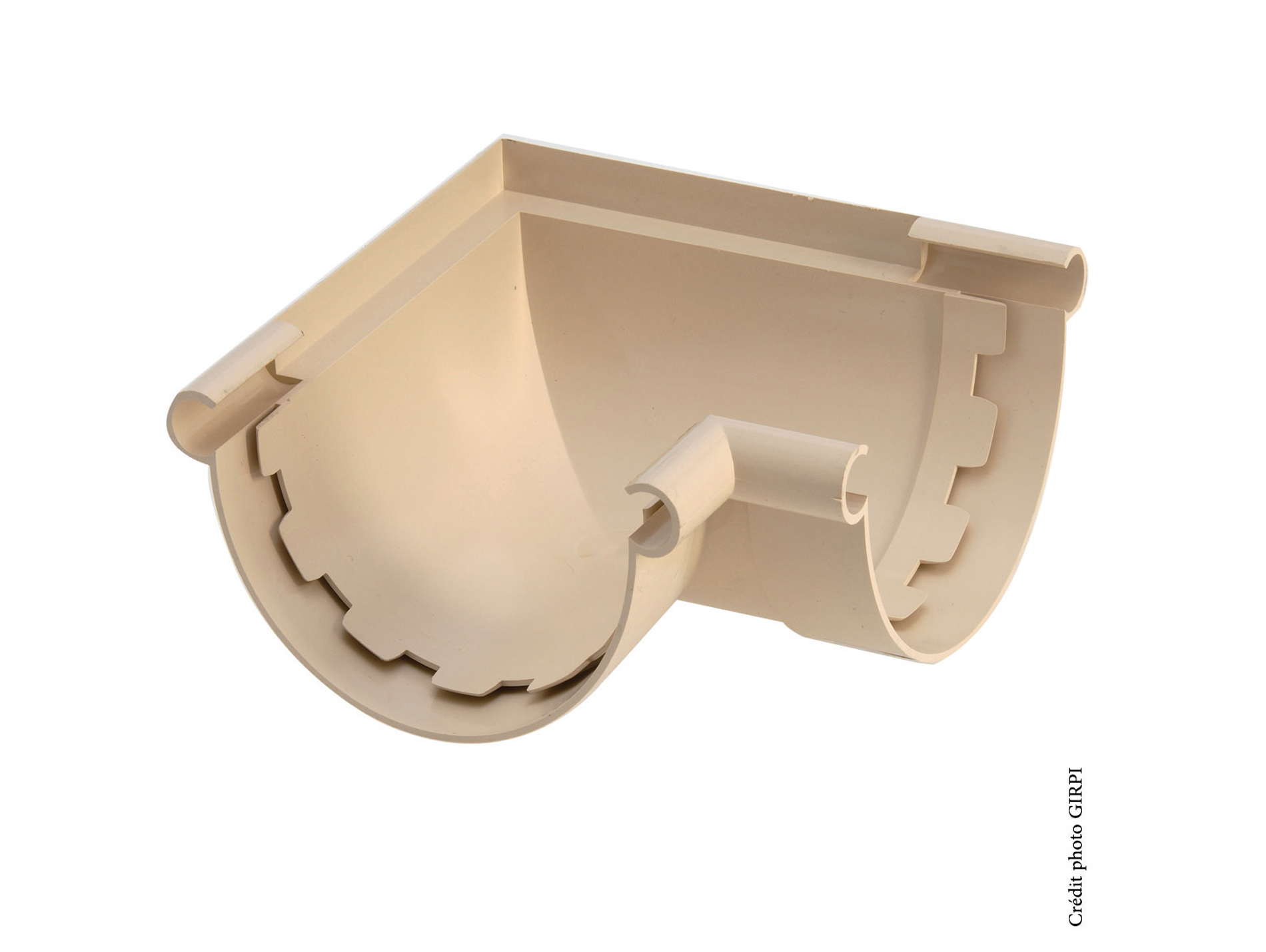 Angle mixte PVC Sable