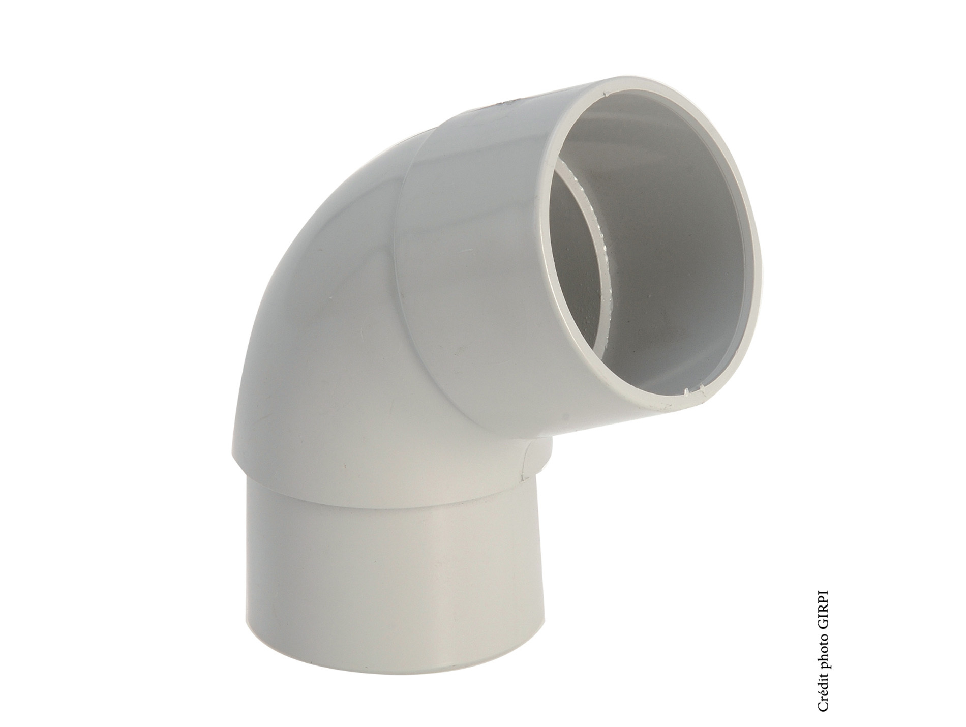 Coude 45° Mâle / Femelle D50 Gris