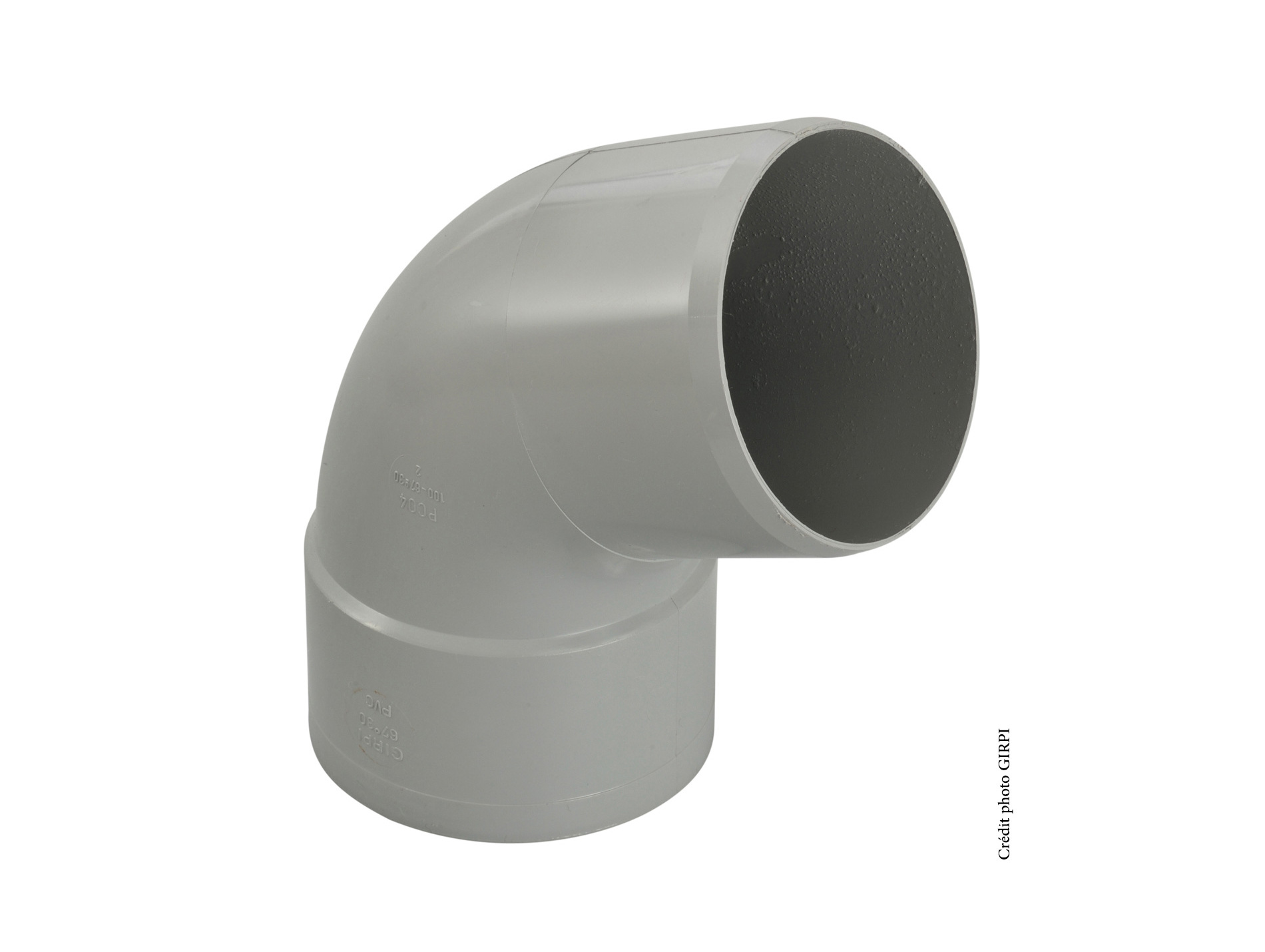 Coude 67°30 Mâle / Femelle D80/100 Gris