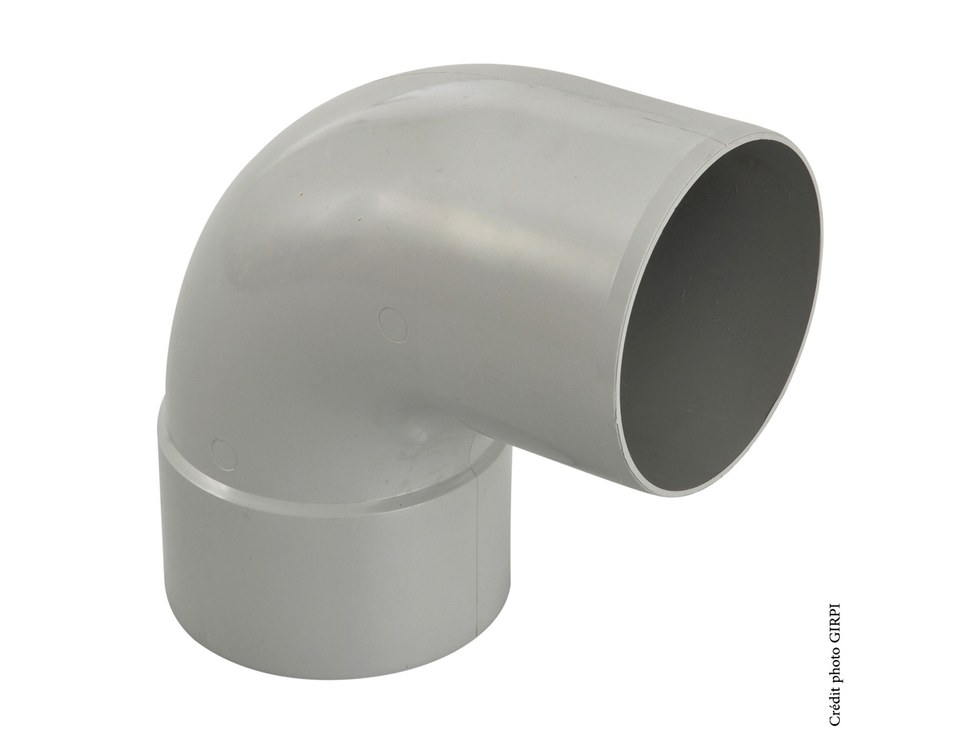Coude 87°30 Mâle / Femelle D80/100 Gris