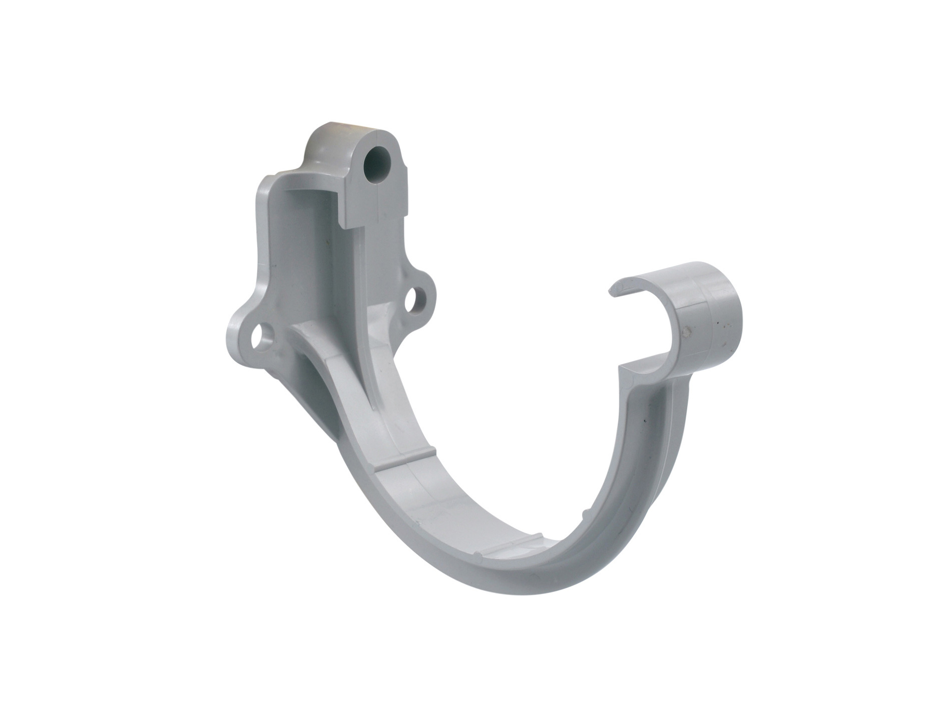 Support de gouttière demi-ronde D16 Gris