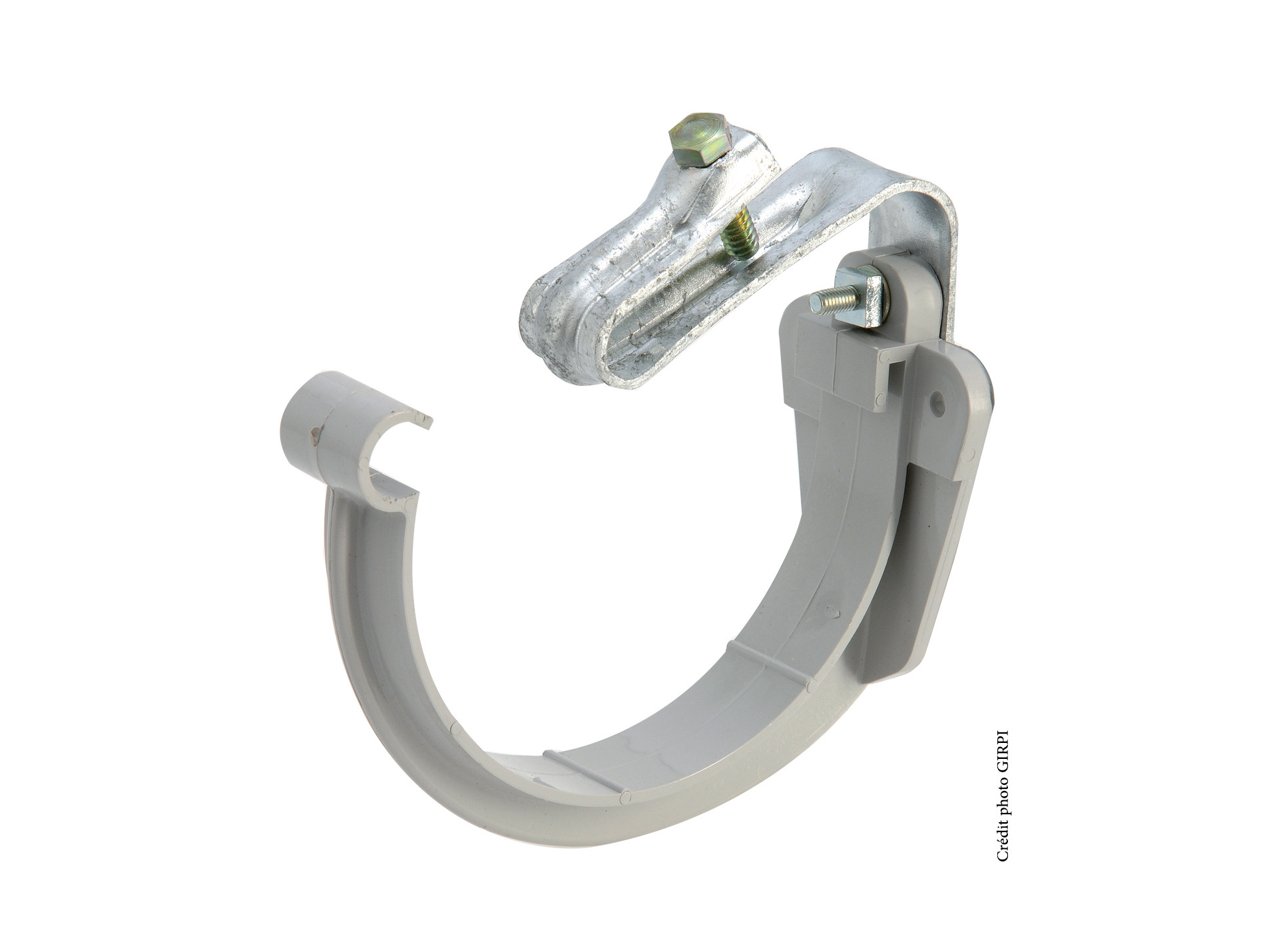 Support sur patte pour couverture ondulée D33 Gris