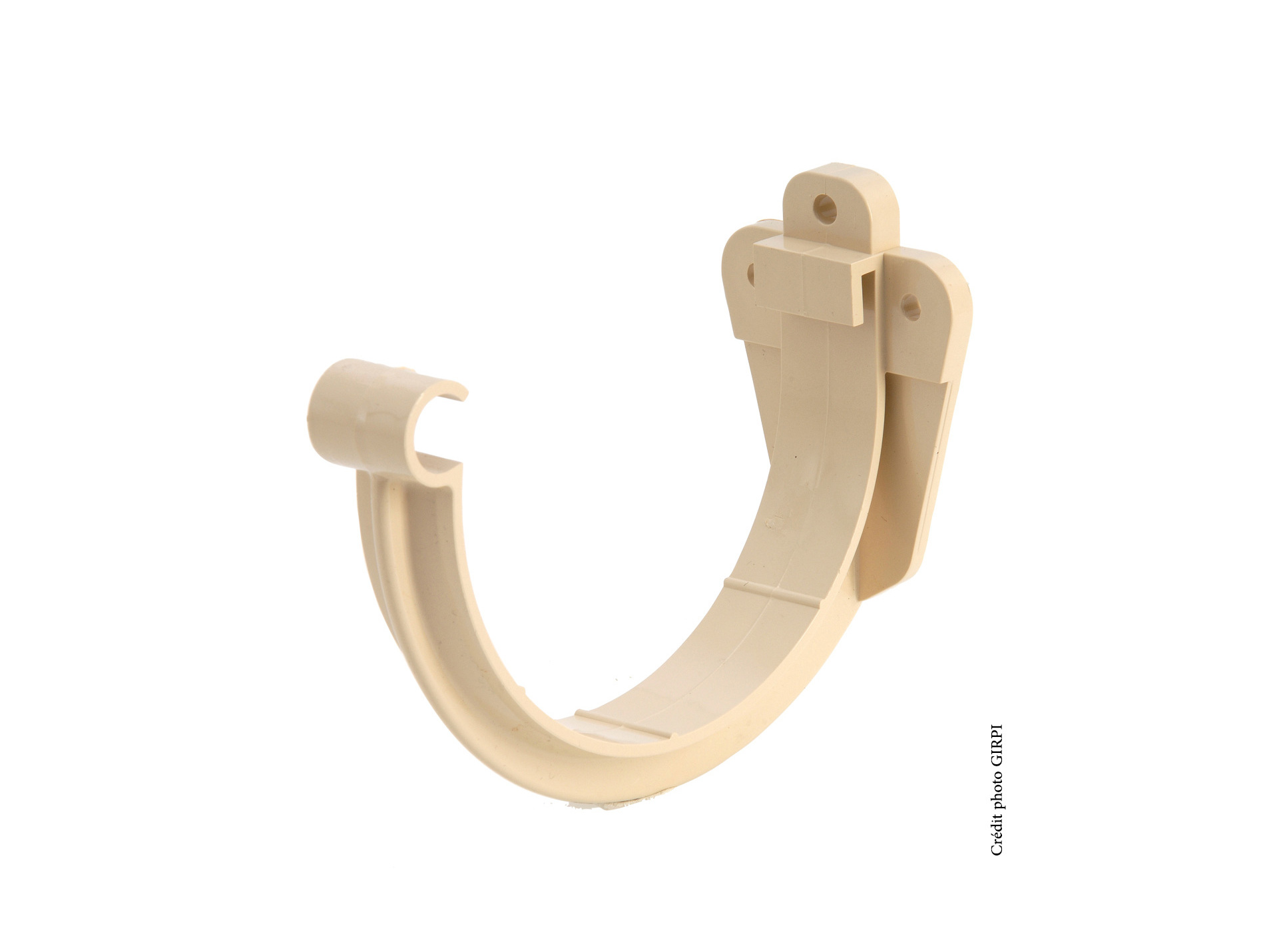 Support de gouttière demi-ronde D25 Sable