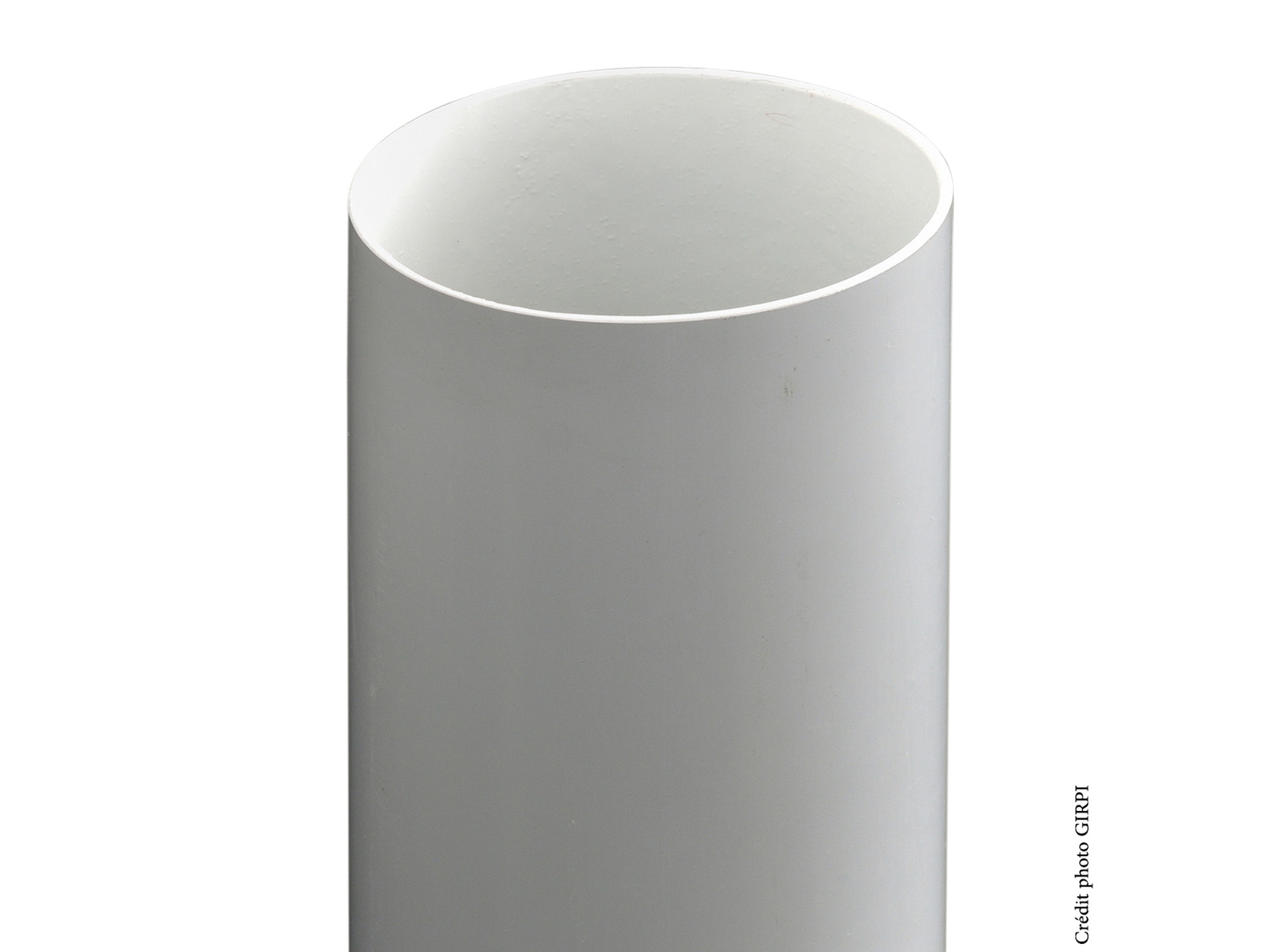 Tube de descente PVC D100 4m Gris