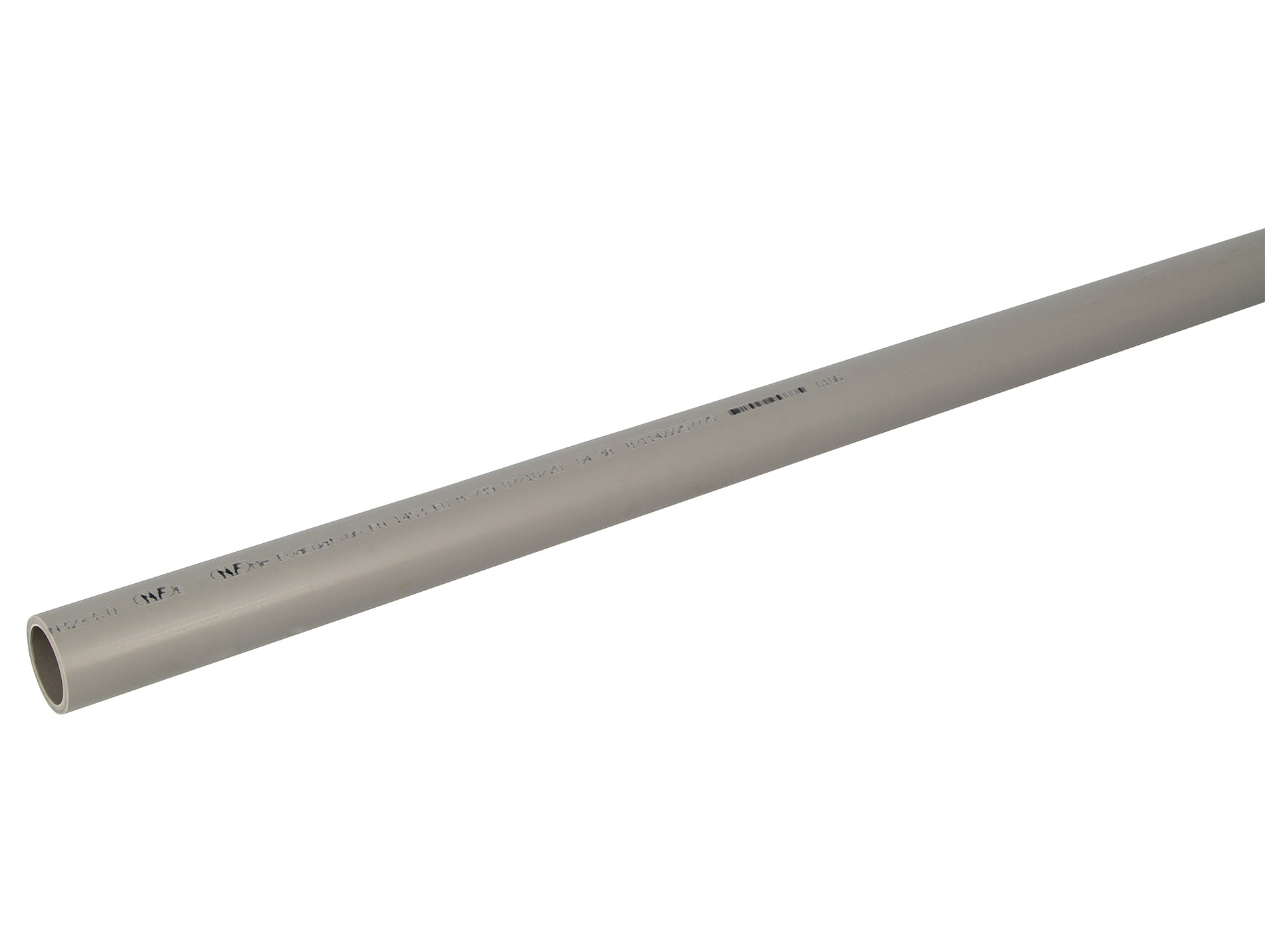 Tube à bouts lisses pour évacuation SOTRA Ø32mm L.1m NFE NFM1