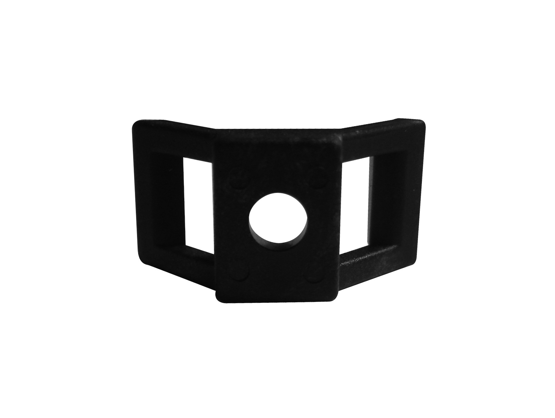 Embase à cheville à visser noir X20