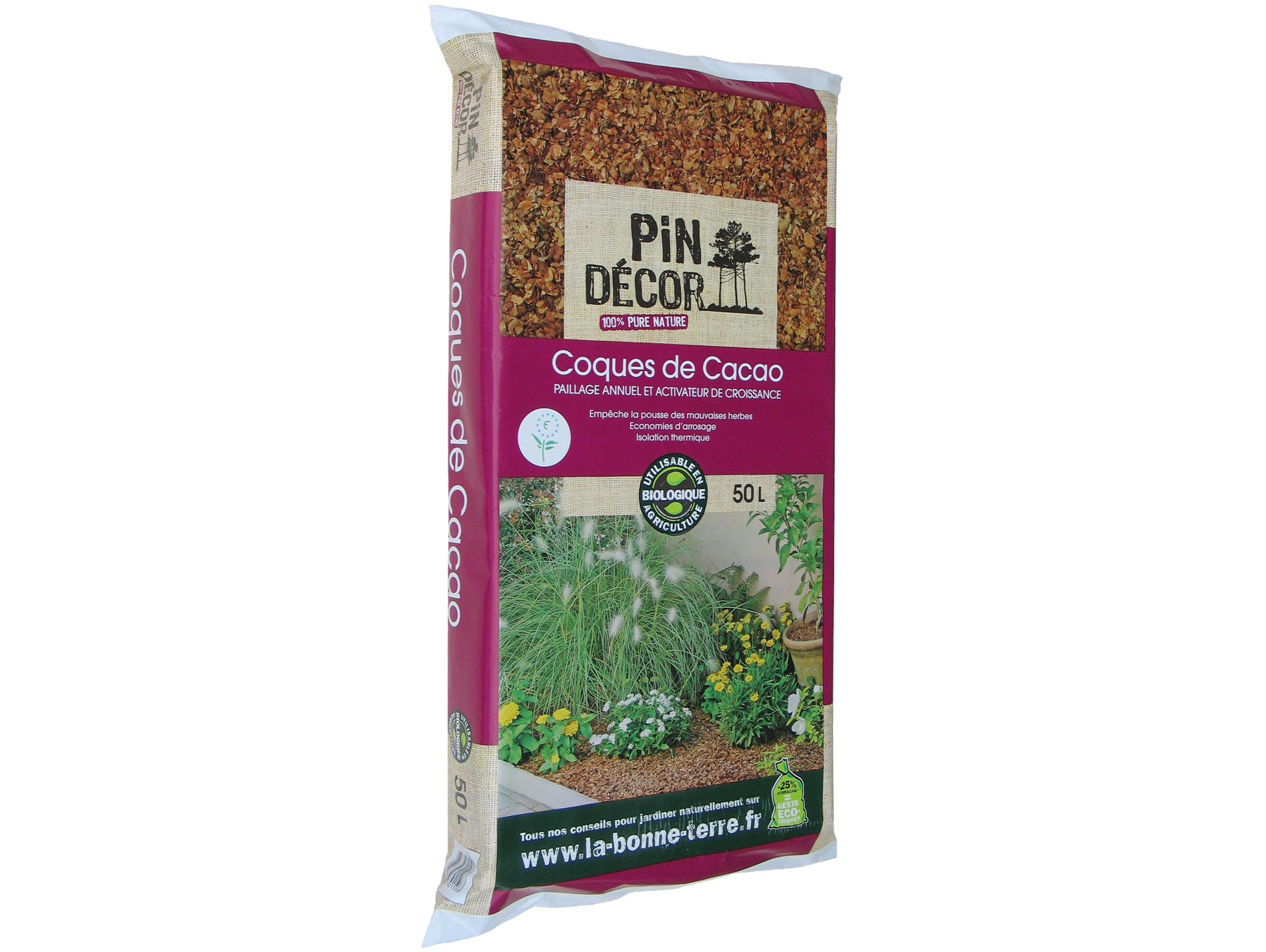 Coques de cacao PIN DECOR 50L
