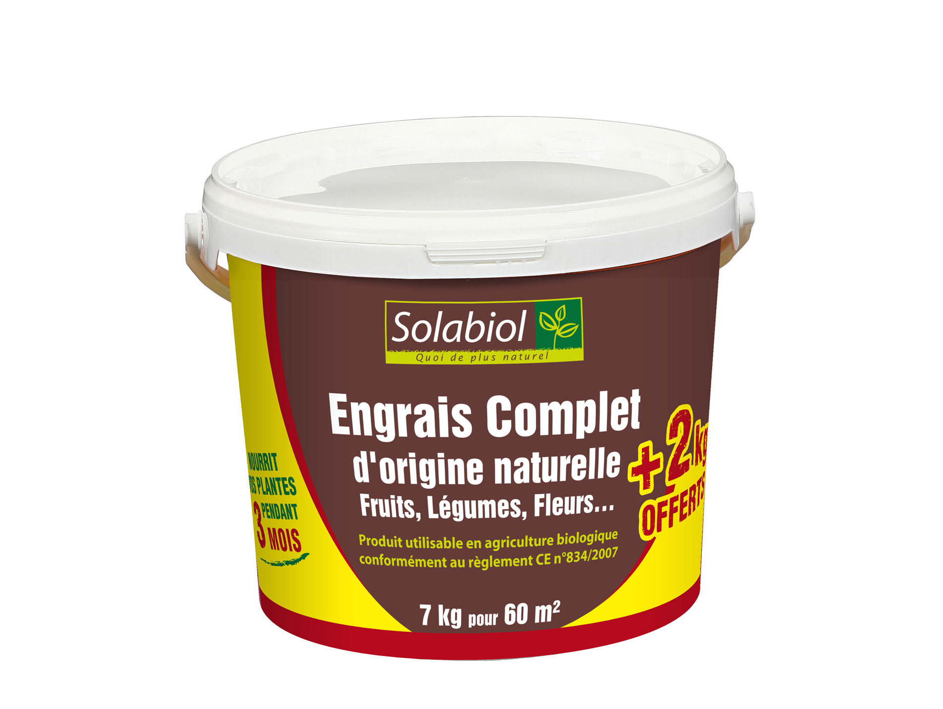 Engrais naturel complet SOLABIOL 5kg + 2kg