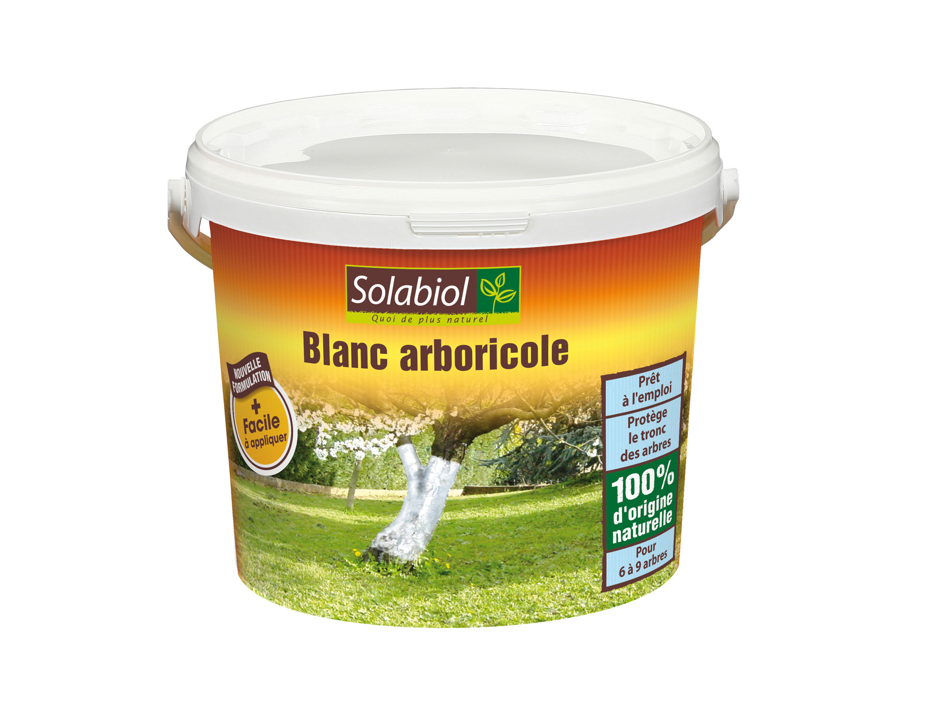 Blanc arboricole naturel SOLABIOL pour tronc 3L