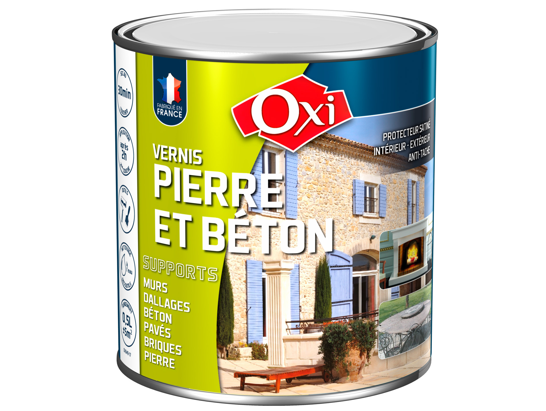 Vernis pierre et béton OXYTOL 2,5L