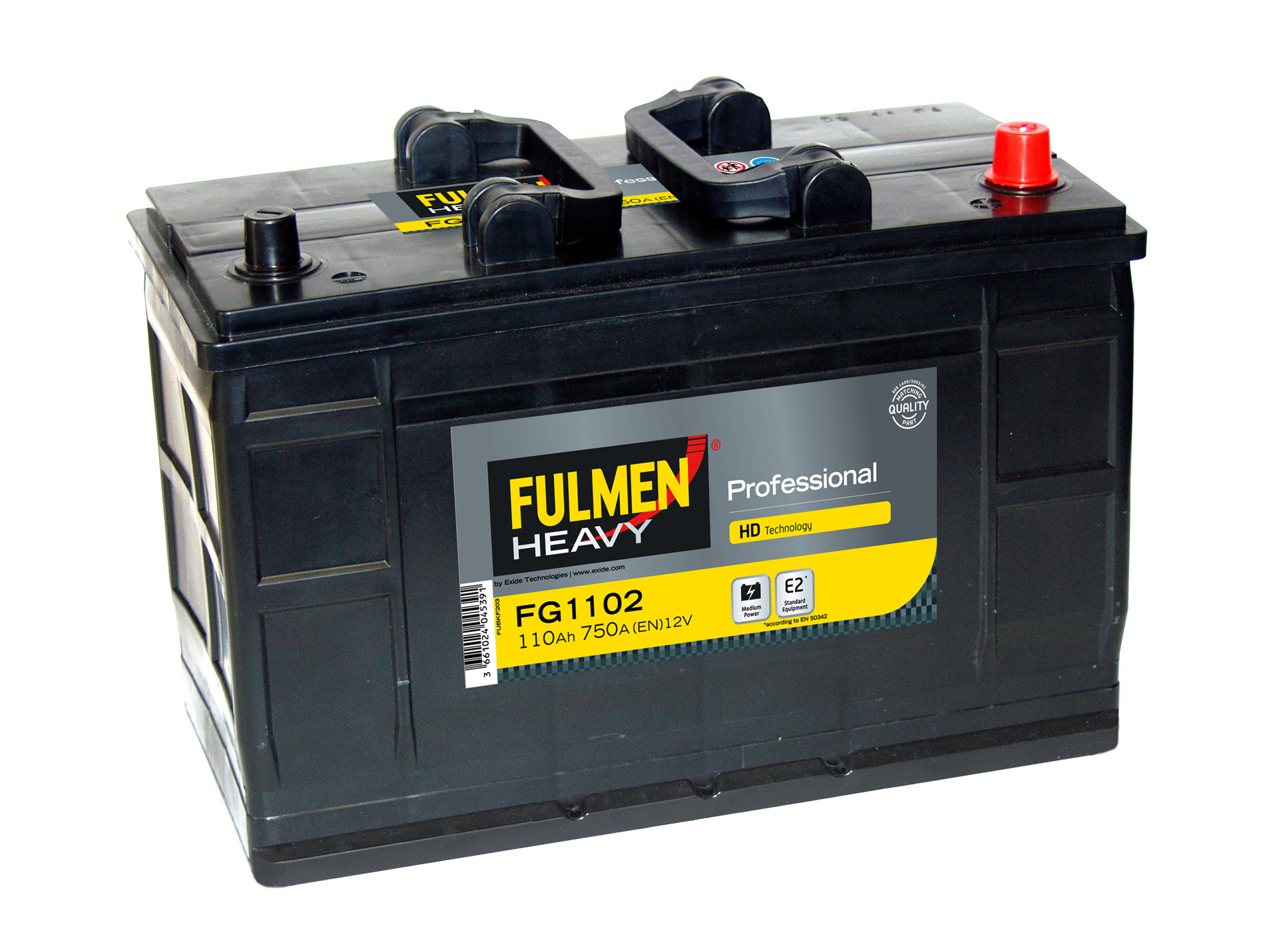 Batterie FULMEN FG1102 12V 110AH 750A(EN)