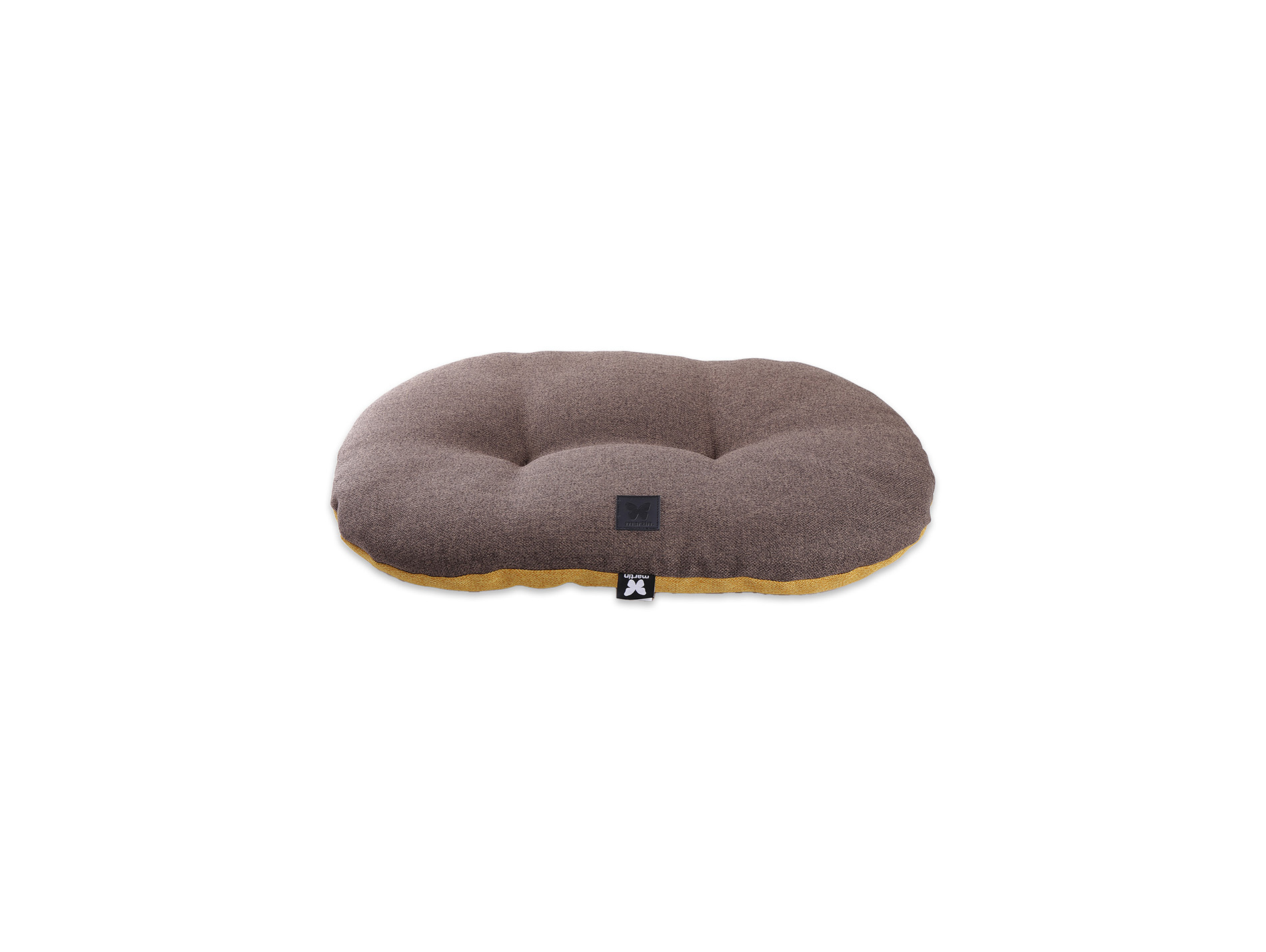Coussin ovale MARTIN SELLIER chiné 45cm
