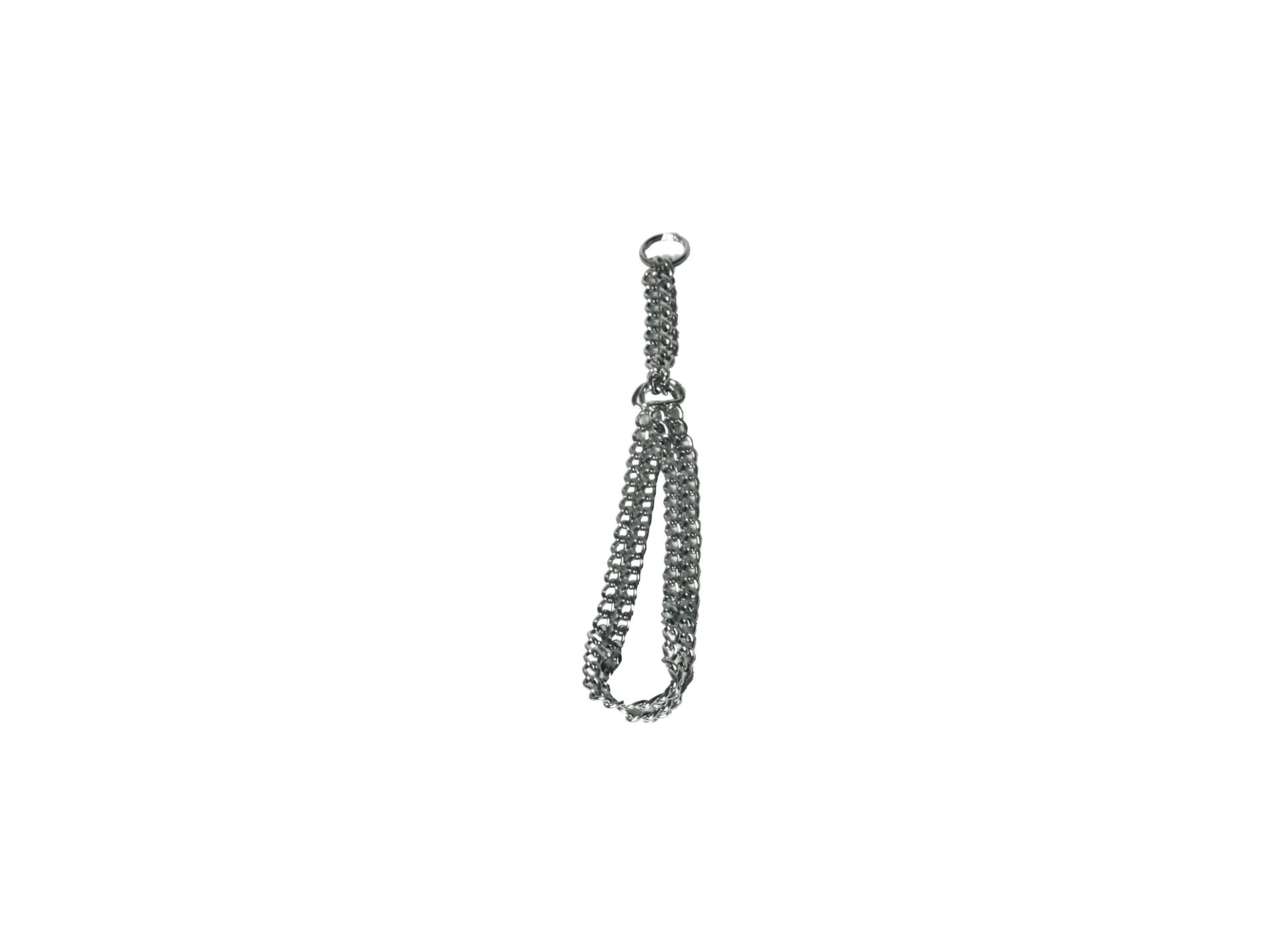 Collier chaîne semi-étrangleur MARTIN SELLIER L.60cm chromé