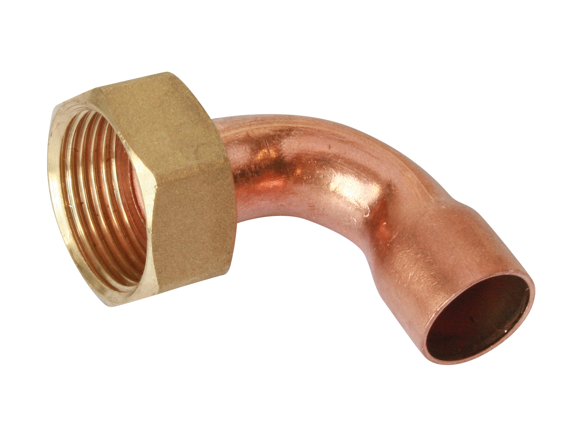 Raccord SOMATHERM coudé cuivre Ø16mm écrou 20-27