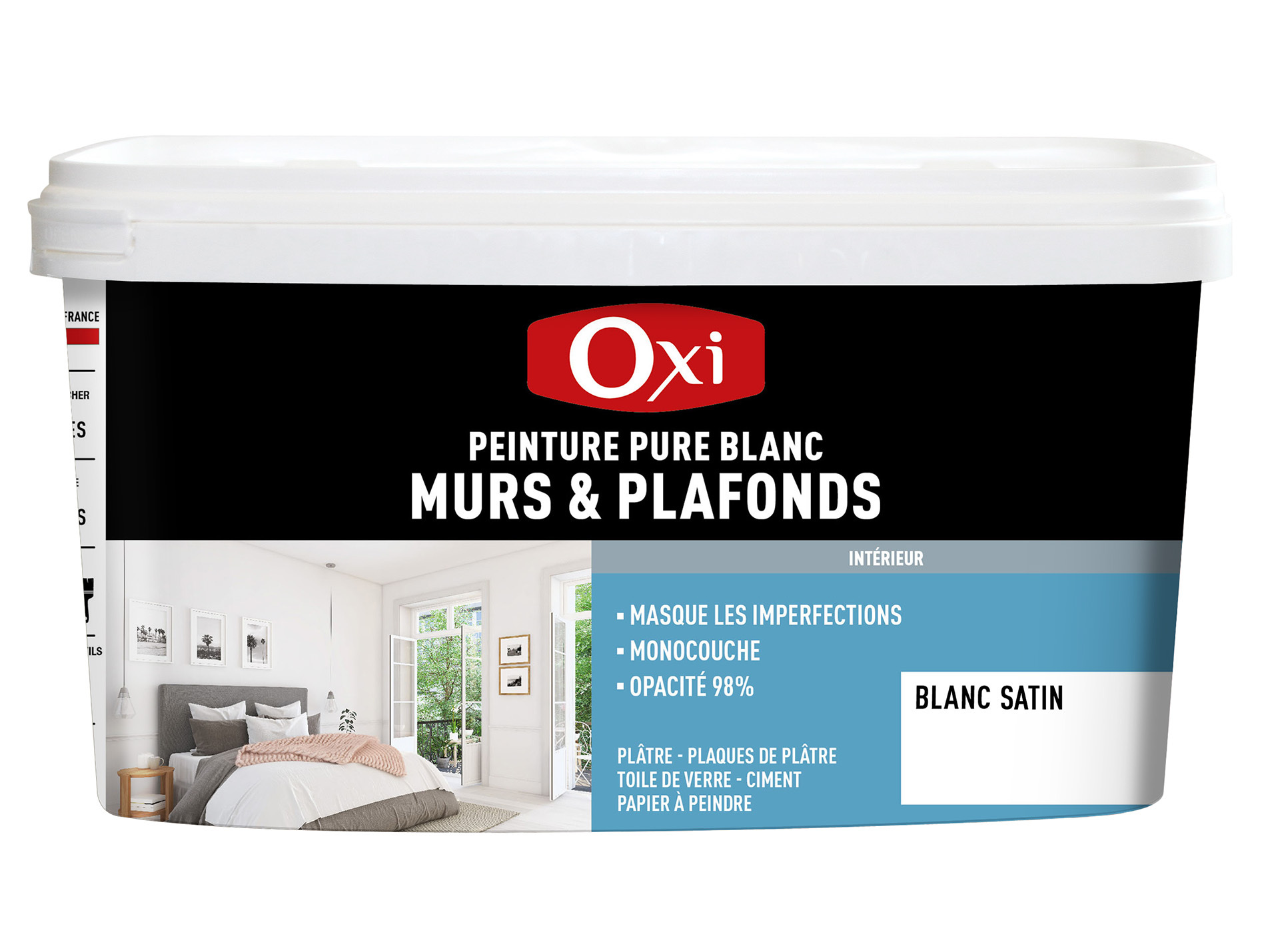 Peinture intérieure OXYTOL Pure blanc satin 3L