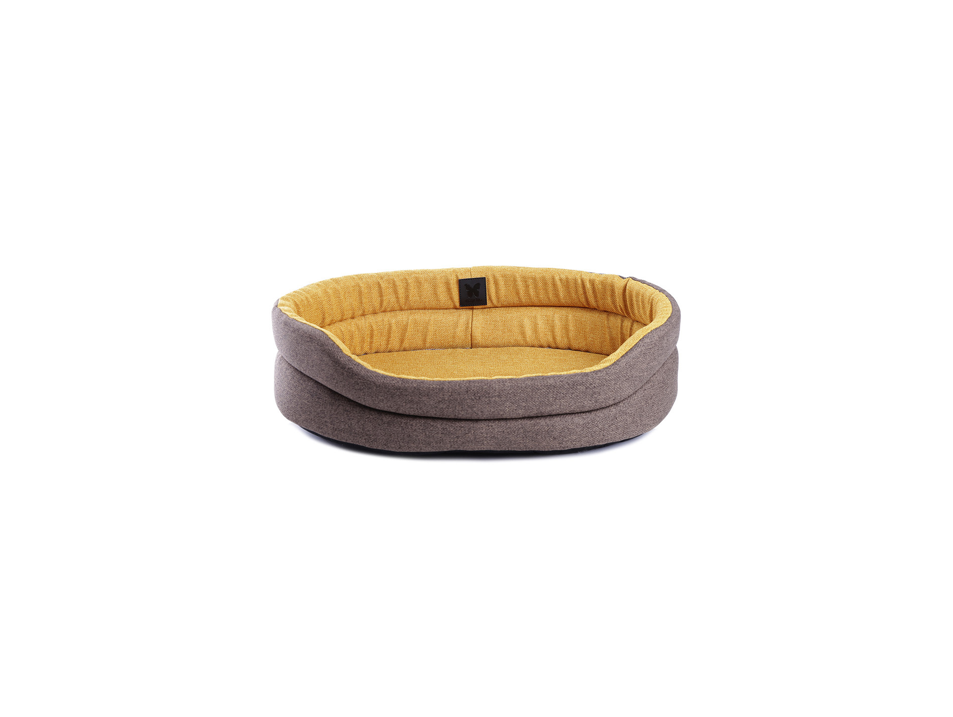 Corbeille classique MARTIN SELLIER en tissu chiné 70cm