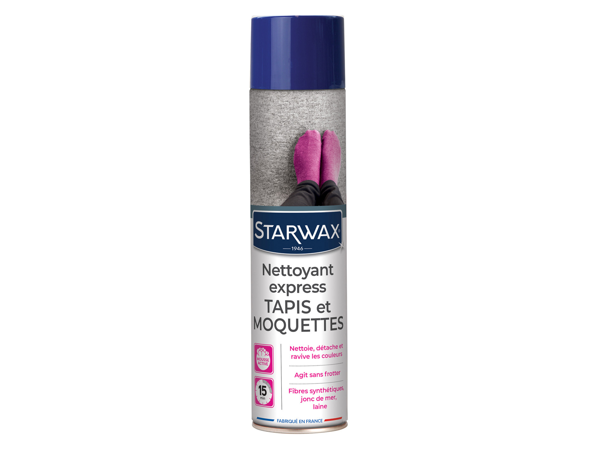 Nettoyant express raviveur pour tapis et moquettes STARWAX 600ml