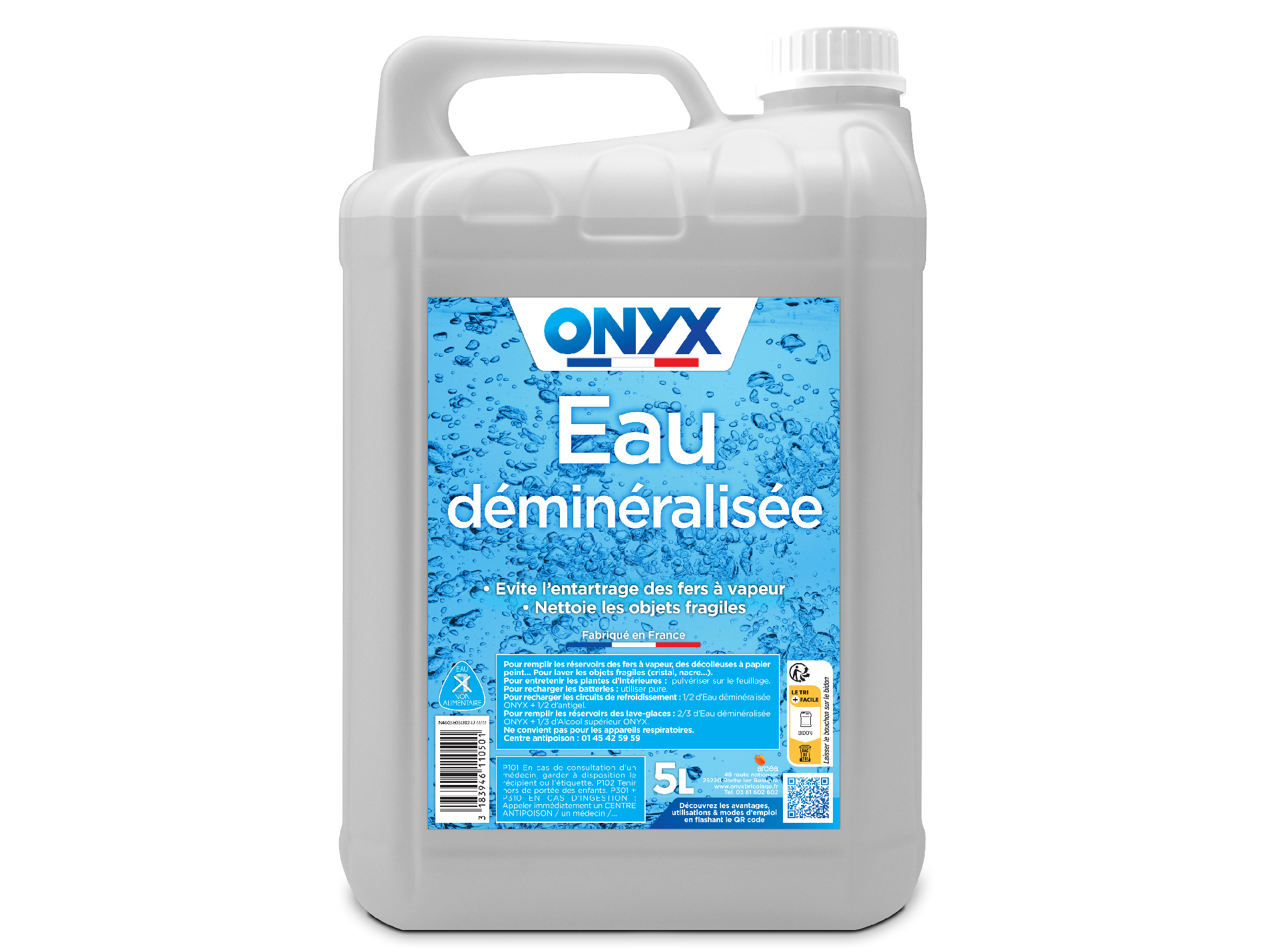 Eau déminéralisée ONYX 5L