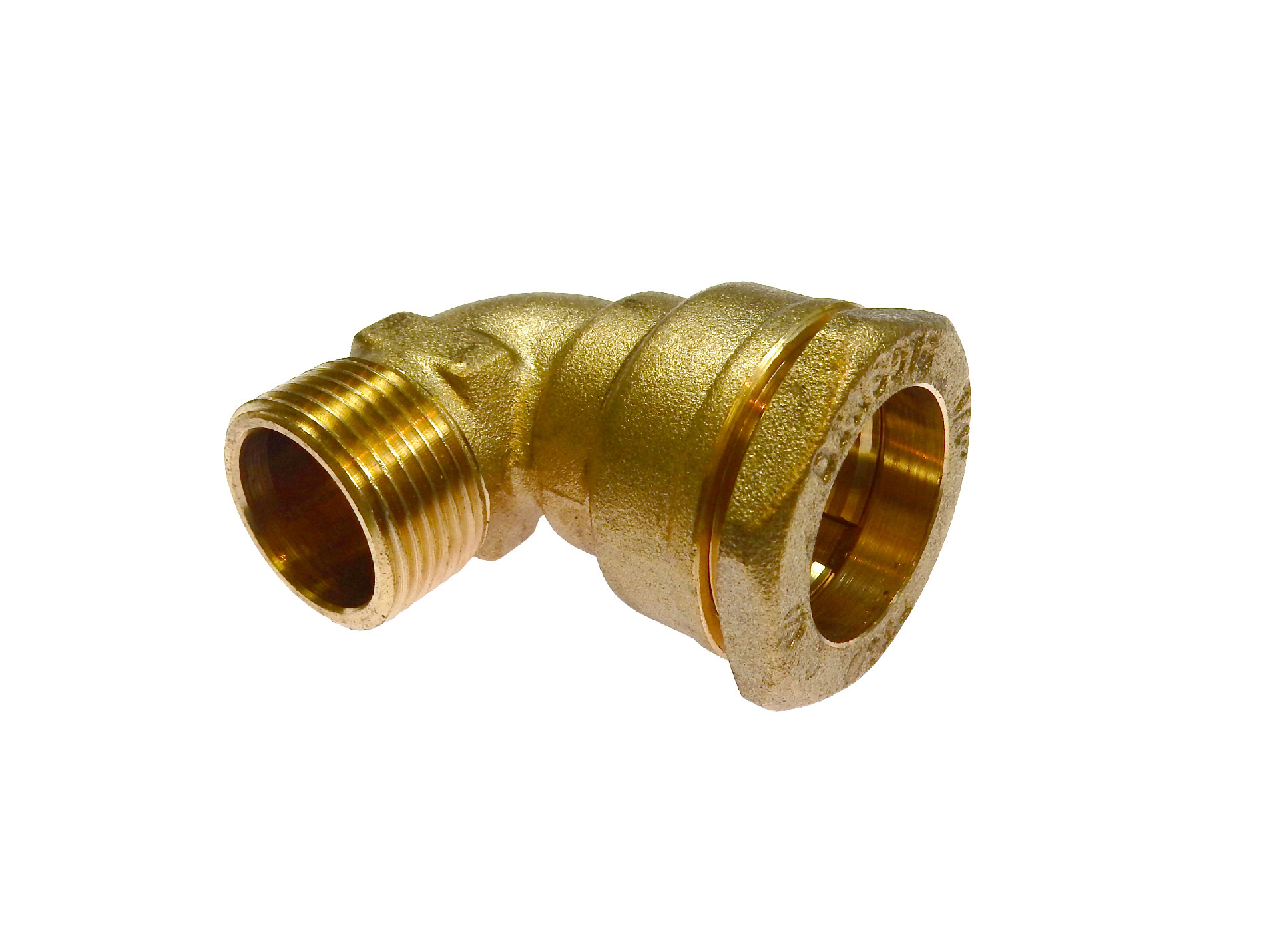 Coude en laiton et polyéthylène FAUQUET 26/34 Ø32mm