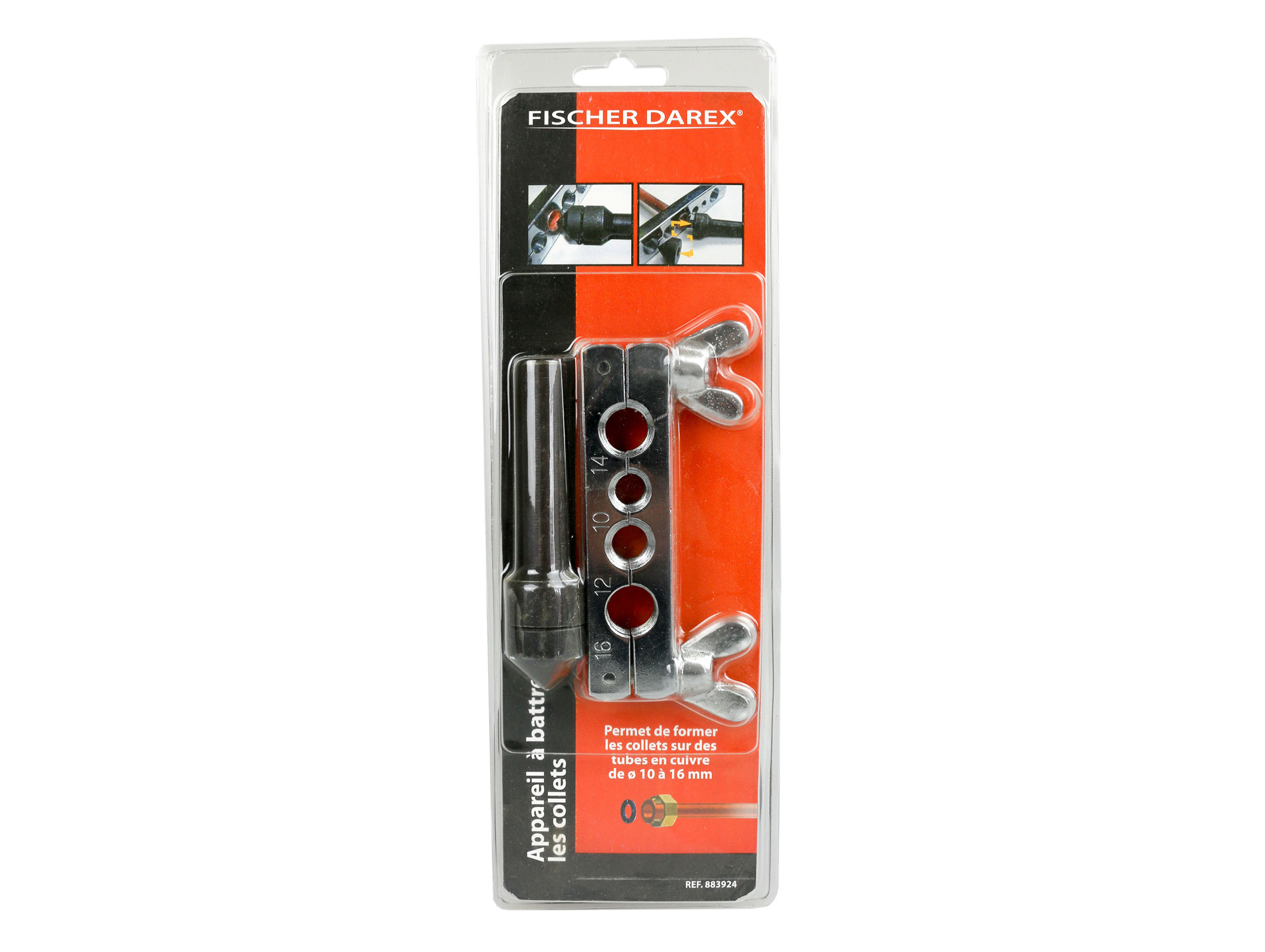 Appareil pour collets battus cuivre FISCHER DAREX 10 à 16mm