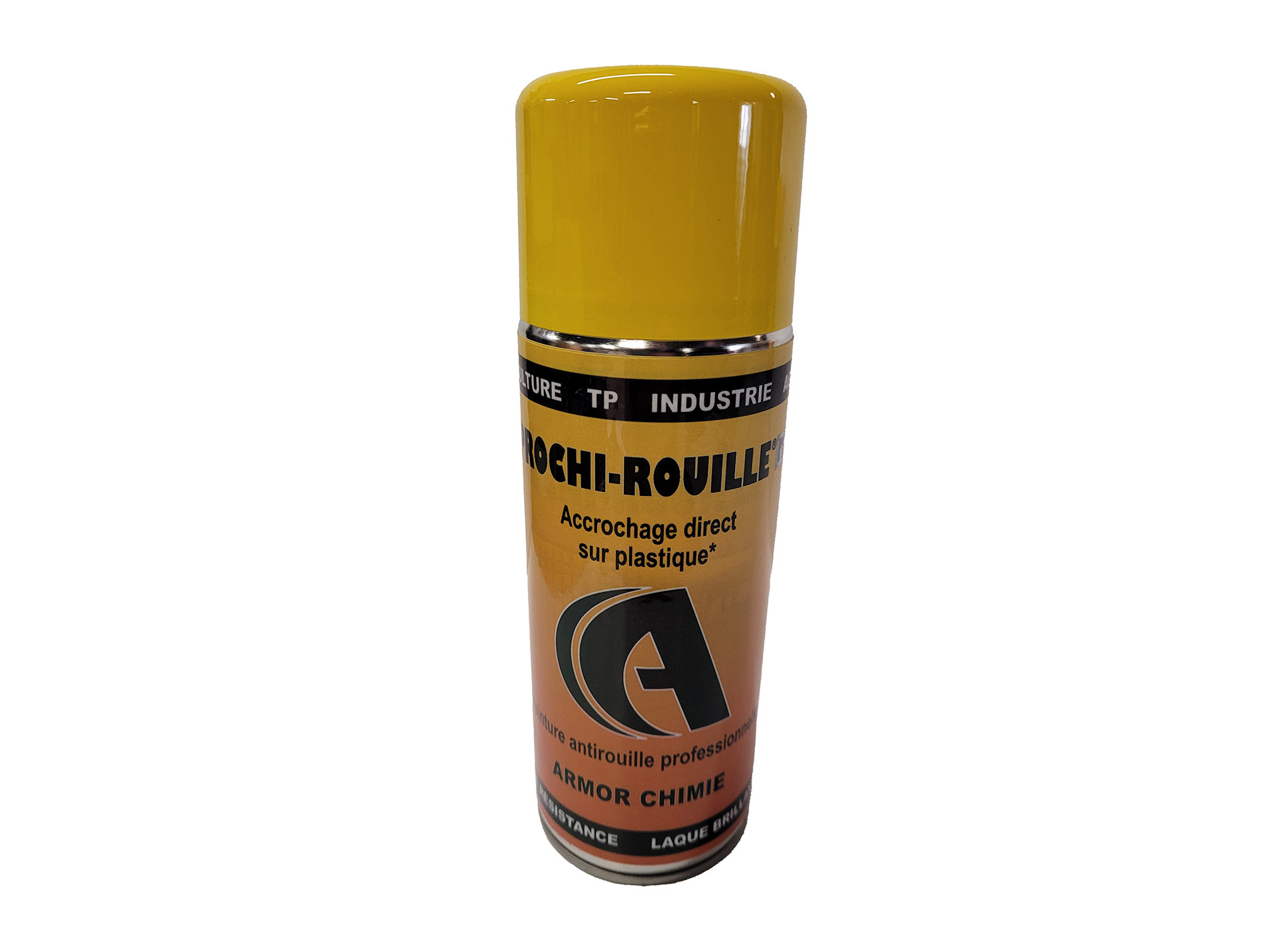 Peinture antirouille aérosol PROCHIROUILLE Jaune Rabaud 400ml