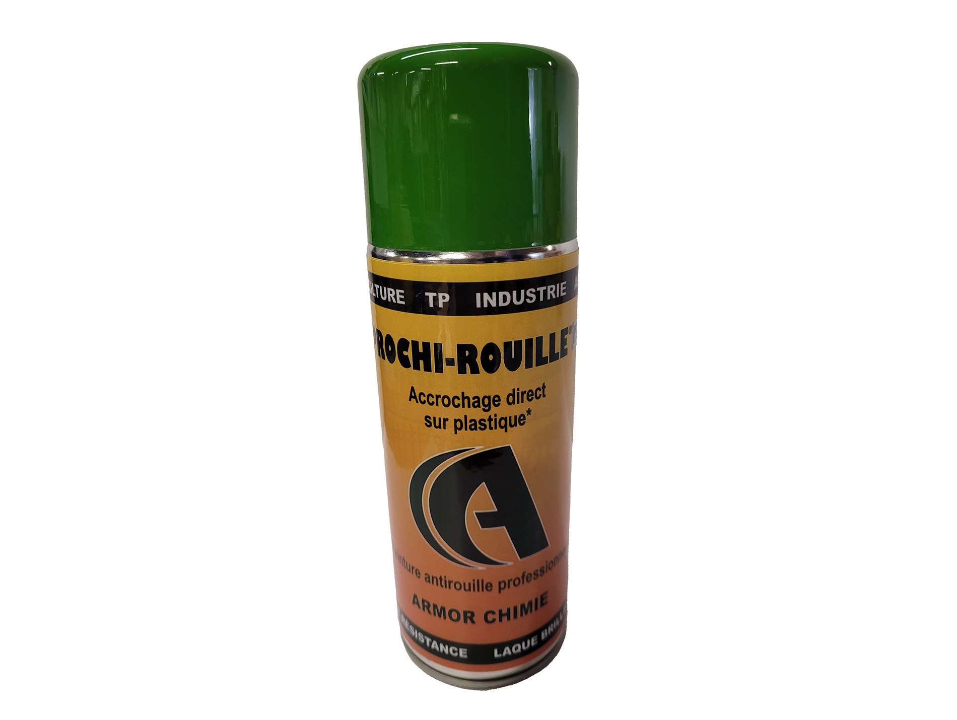 Peinture antirouille aérosol PROCHIROUILLE Vert Amazone 400ml