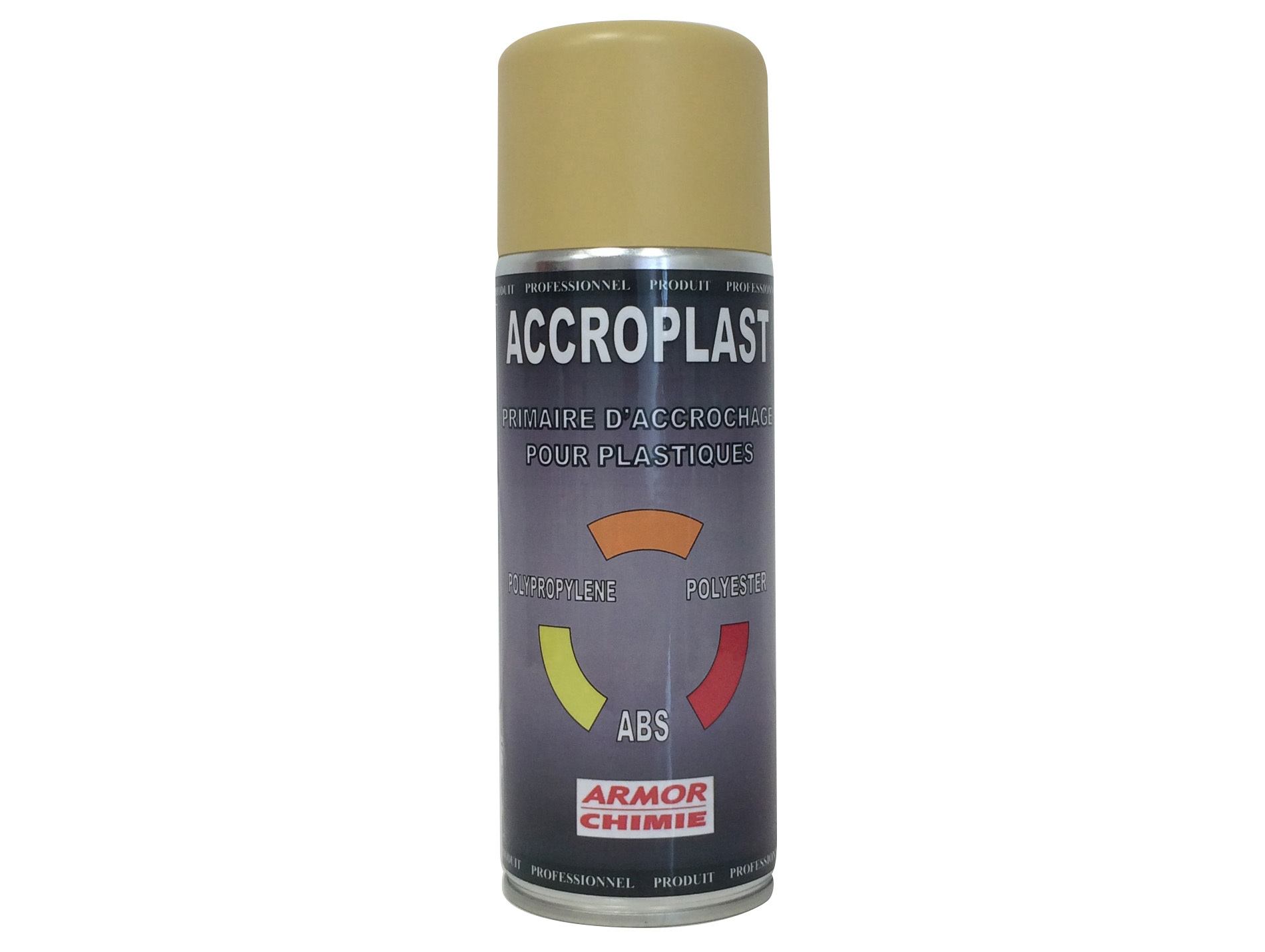Primaire plastiques PROCHIROUILLE Accroplast chamois 400ml