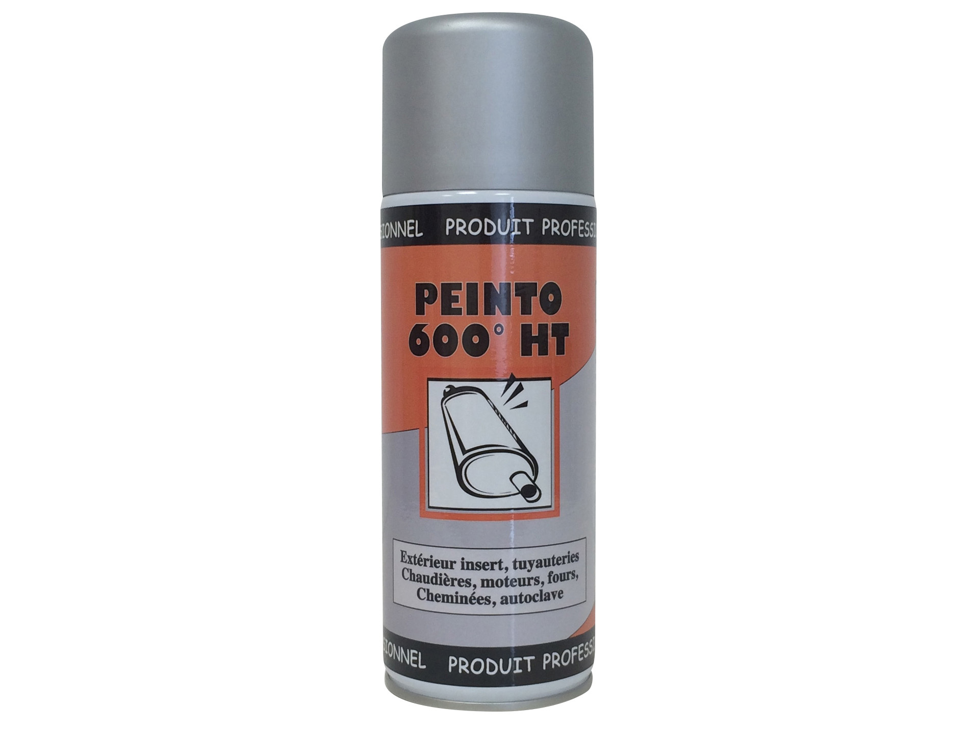 Peinture haute température PROCHIROUILLE Peinto NoirMat 0,4L
