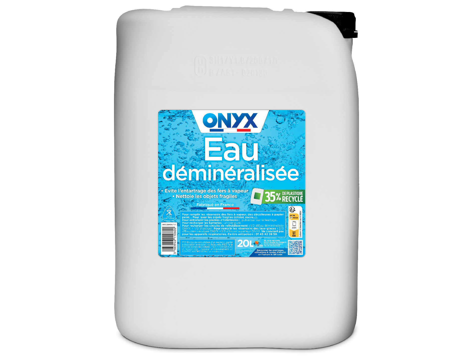 Eau déminéralisée ONYX 20L