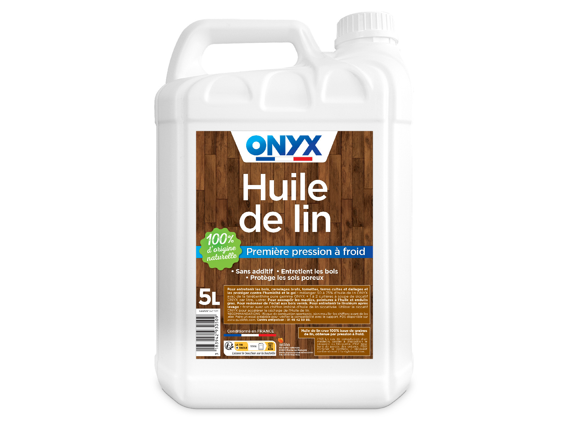 Huile de lin ONYX 5L