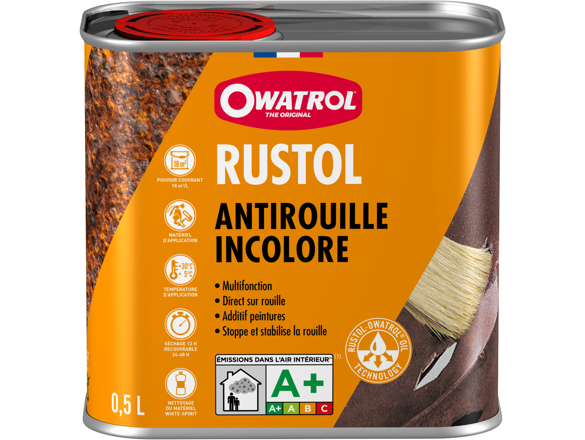 Protection antirouille OWATROL Rustol incolore 0,5L
