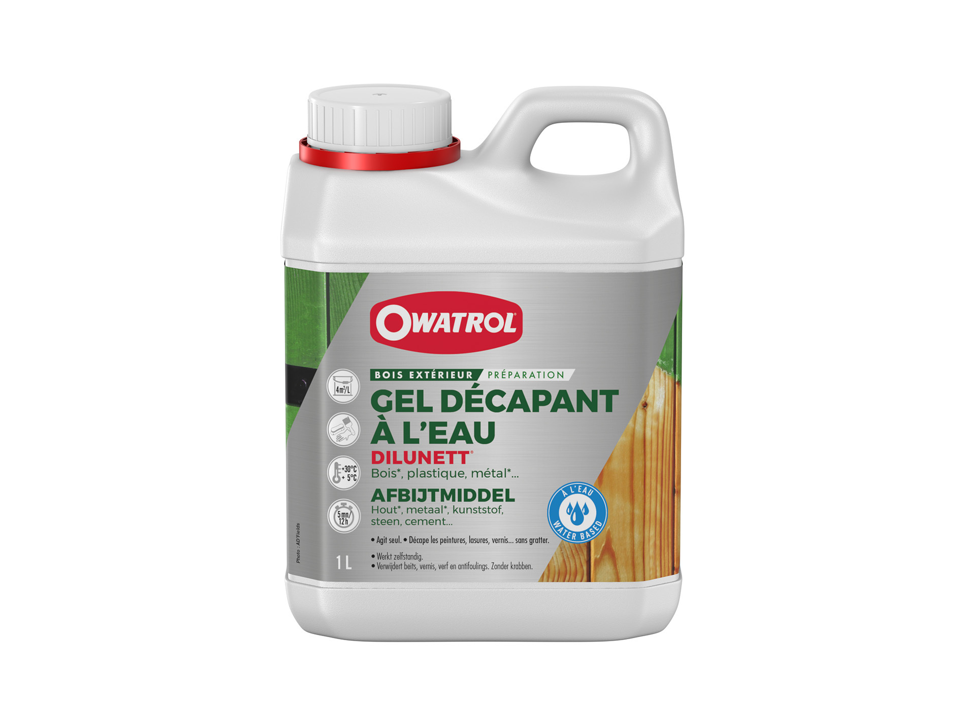 Gel décapant Dilunett OWATROL à l'eau 1L