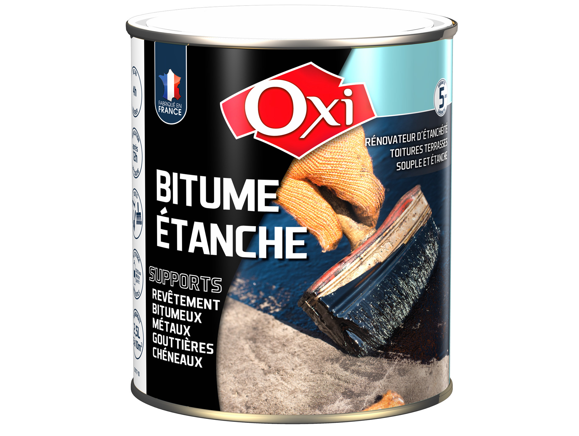 Peinture bitume étanche OXYTOL 2,5L