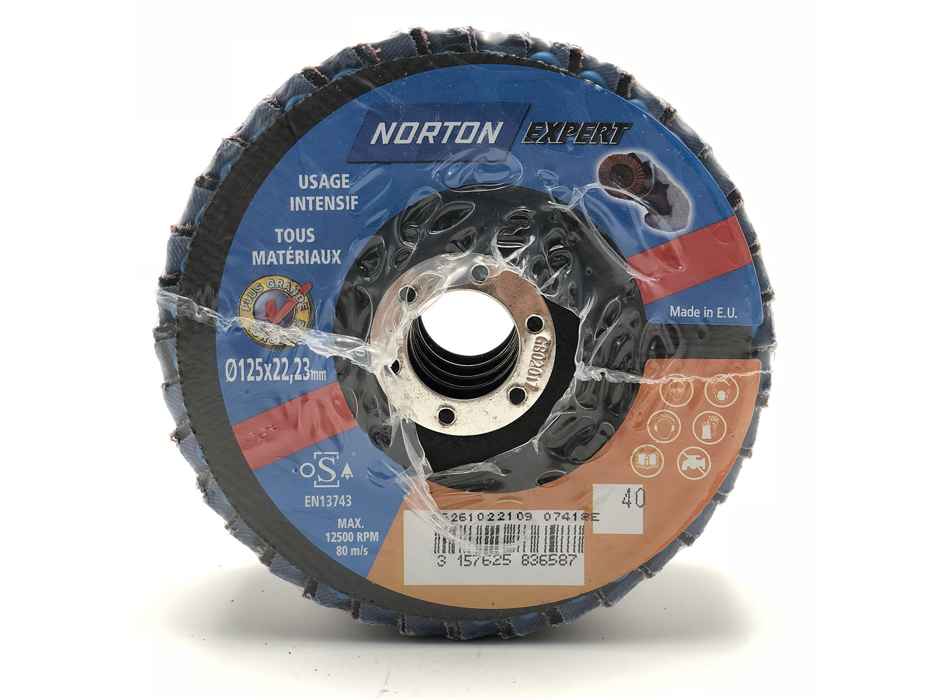 Disque de meulage à lamelles Expert Ø125 GR40