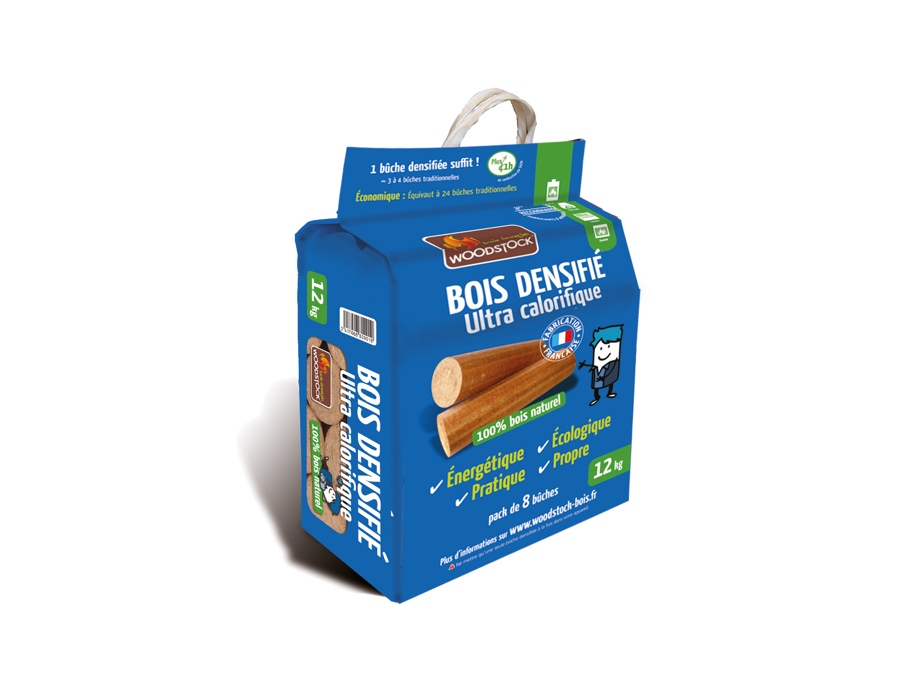 Bûche bois sac de 12Kg