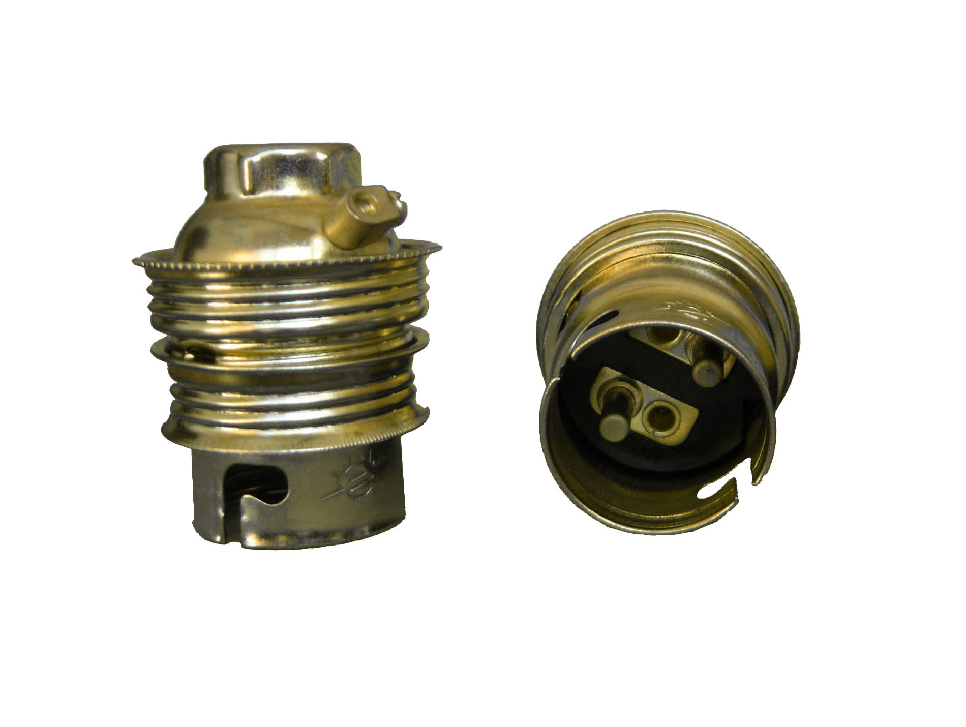 Douille ACI laiton B22 double bague