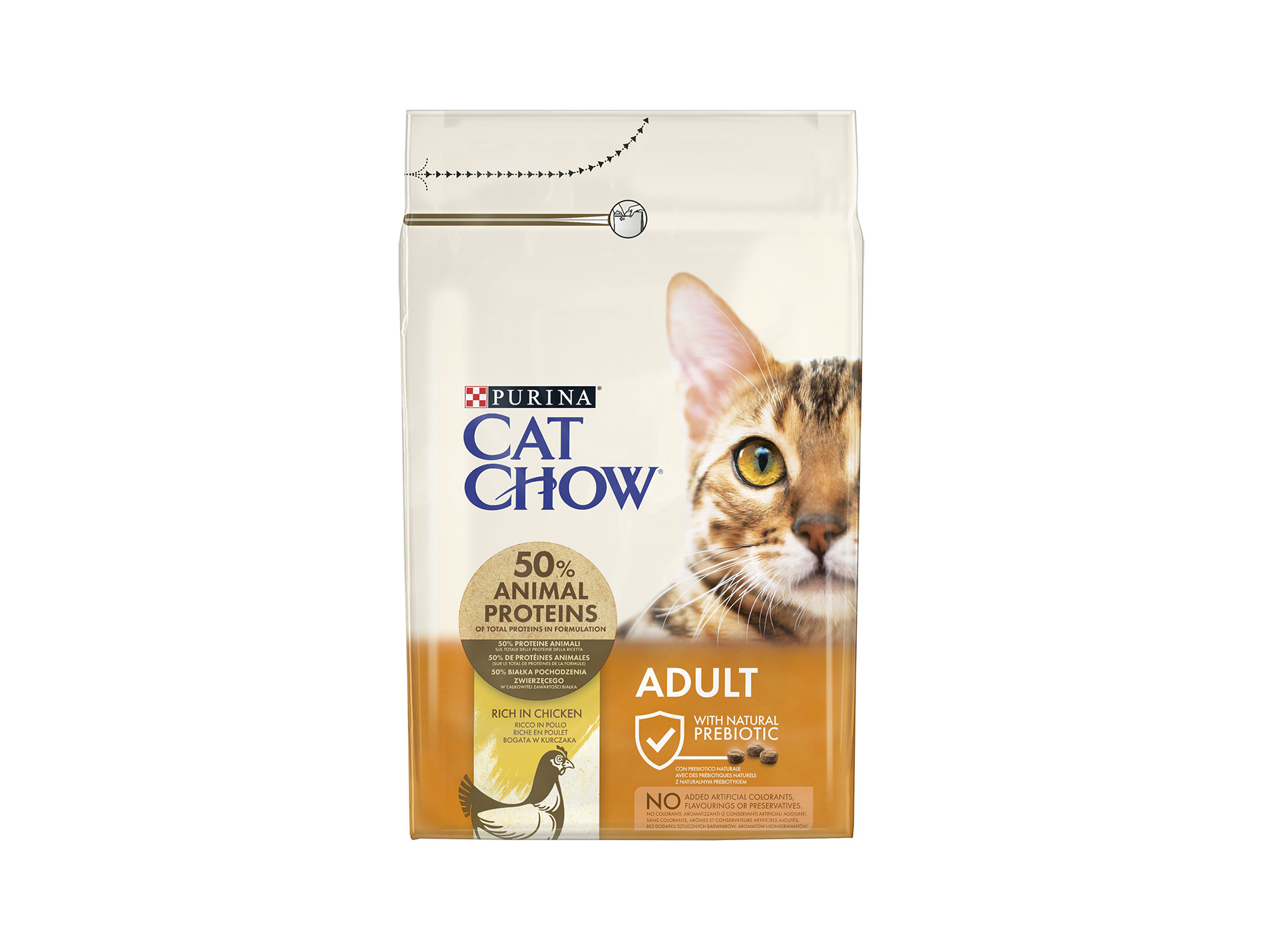 Croquettes chat adulte PURINA Cat Chow poulet 3kg