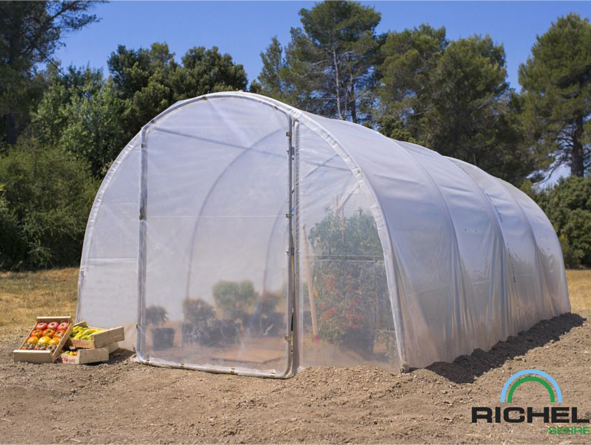 Serre tunnel maraîchère RICHEL 18m²