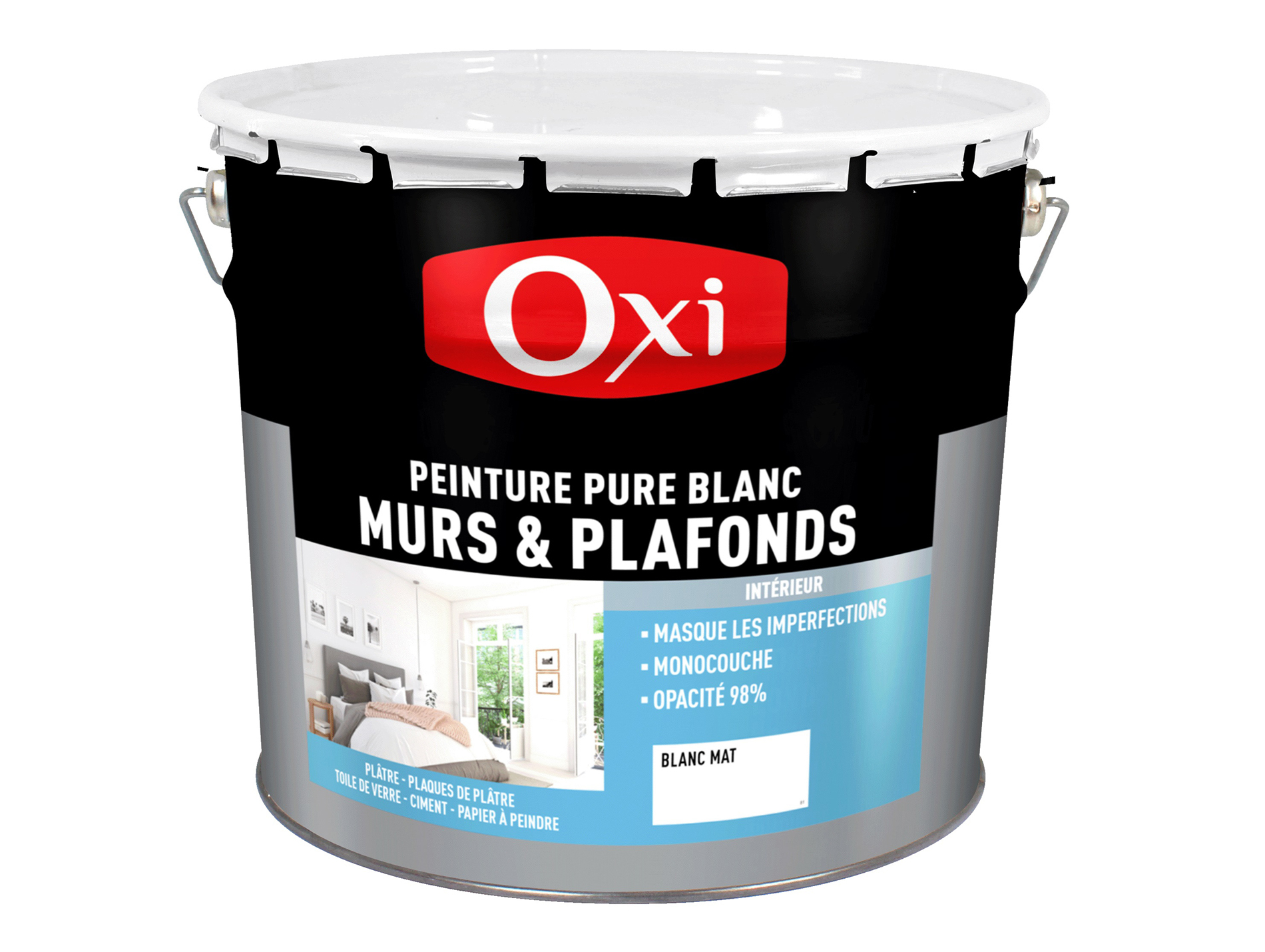 Peinture intérieure OXYTOL Pure blanc mat 12L