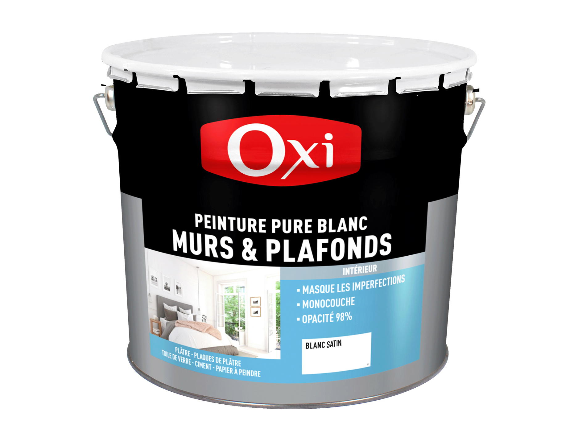 Peinture intérieure OXYTOL Pure blanc satin 12L