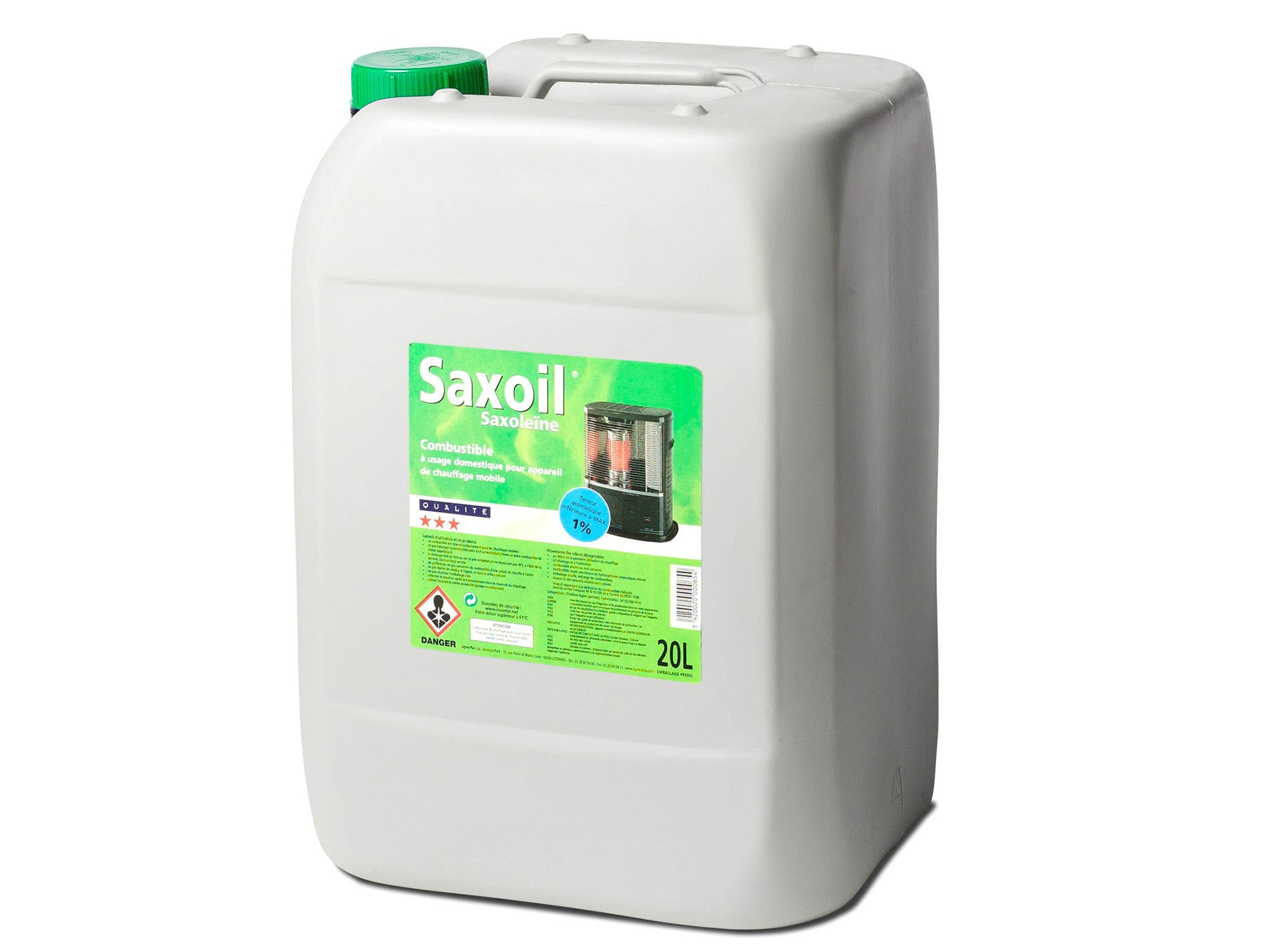 Pétrole pour poêle Saxoil 20L