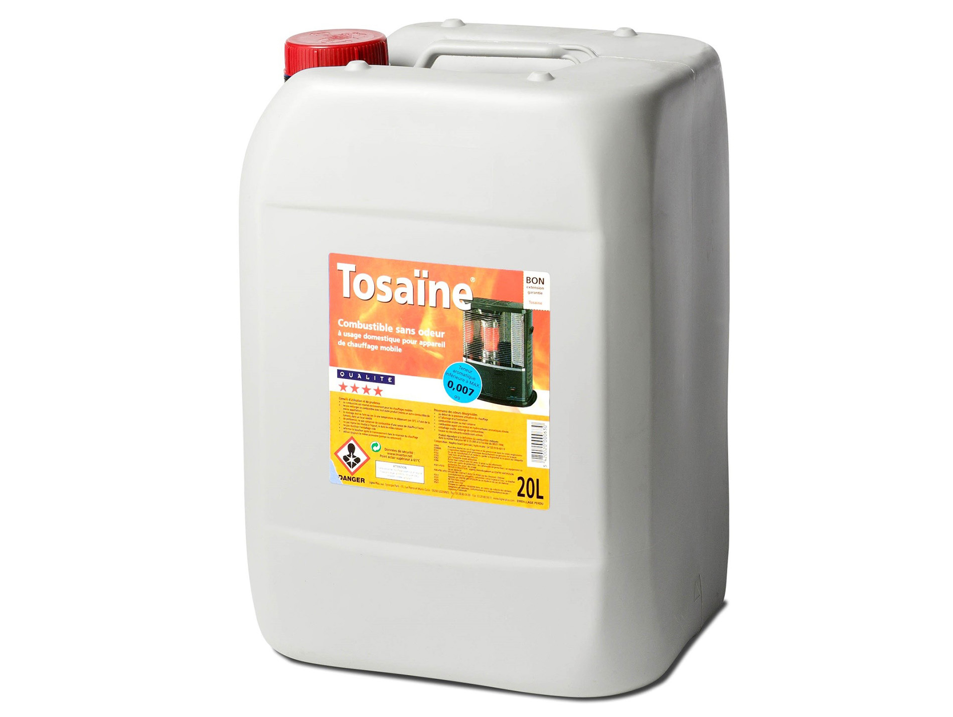 Pétrole pour poêle Tosaine 20L