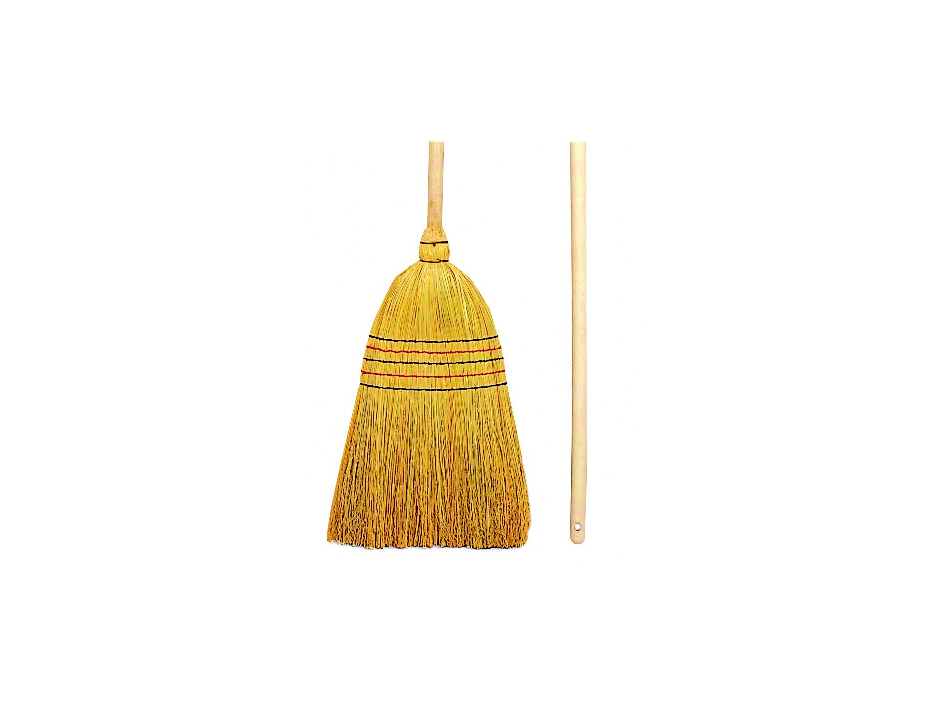 Balai d'extérieur paille de riz pour sols rugueux
